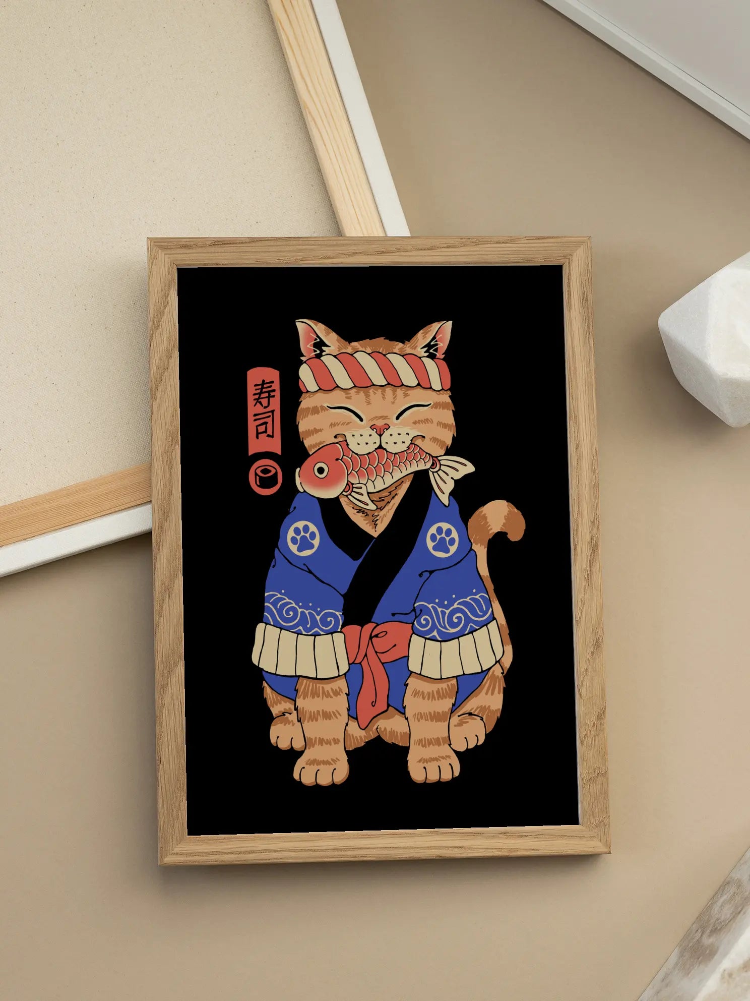 Sushi Cat Poster