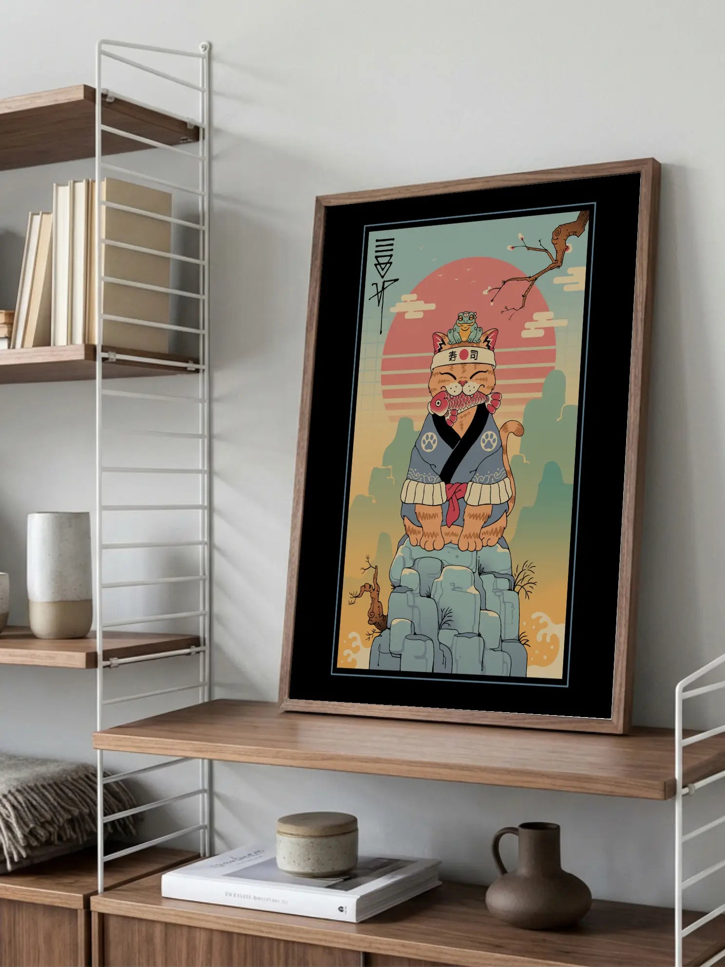 Sushi Cat No2 Poster