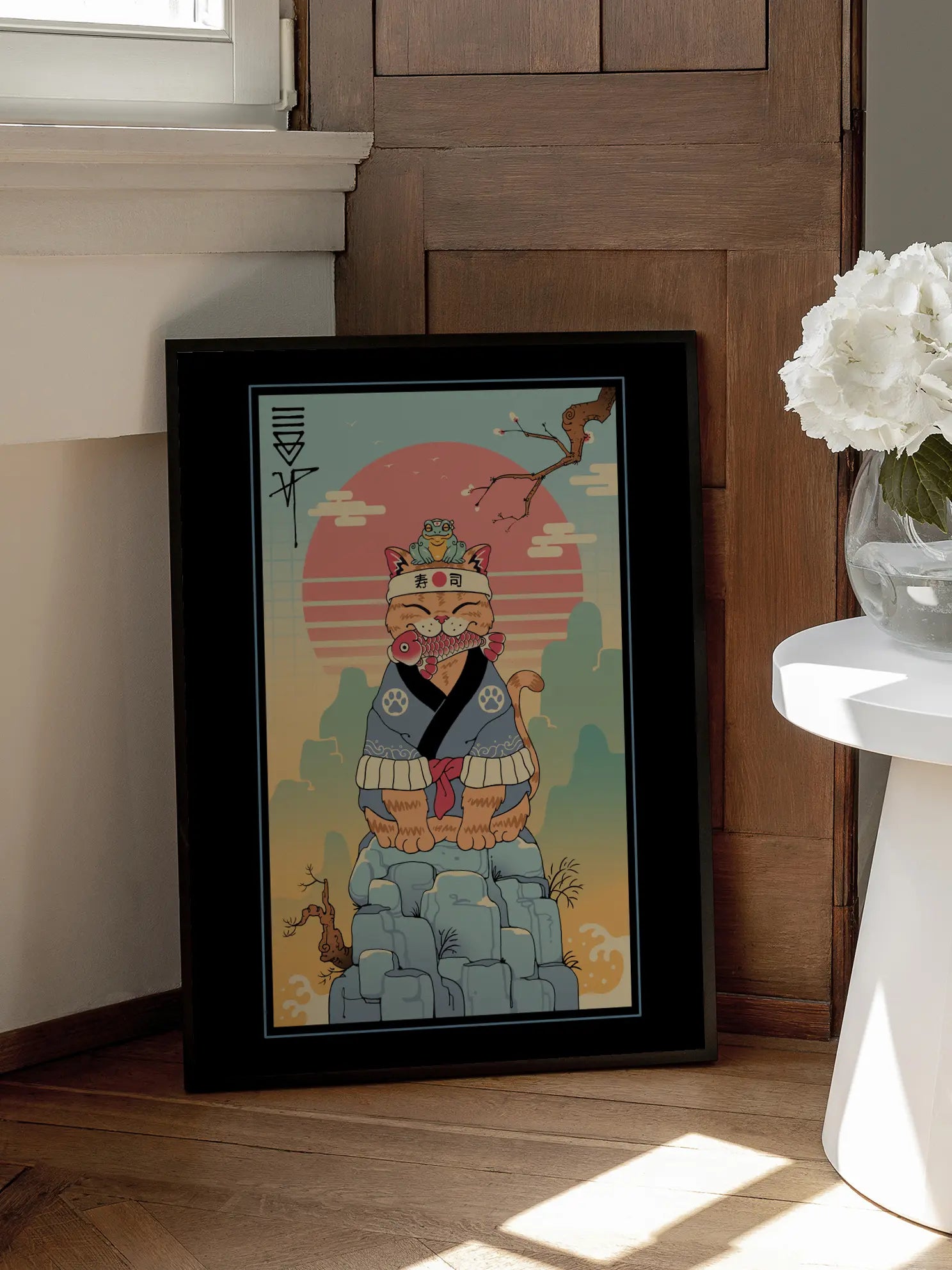 Sushi Cat No2 Poster