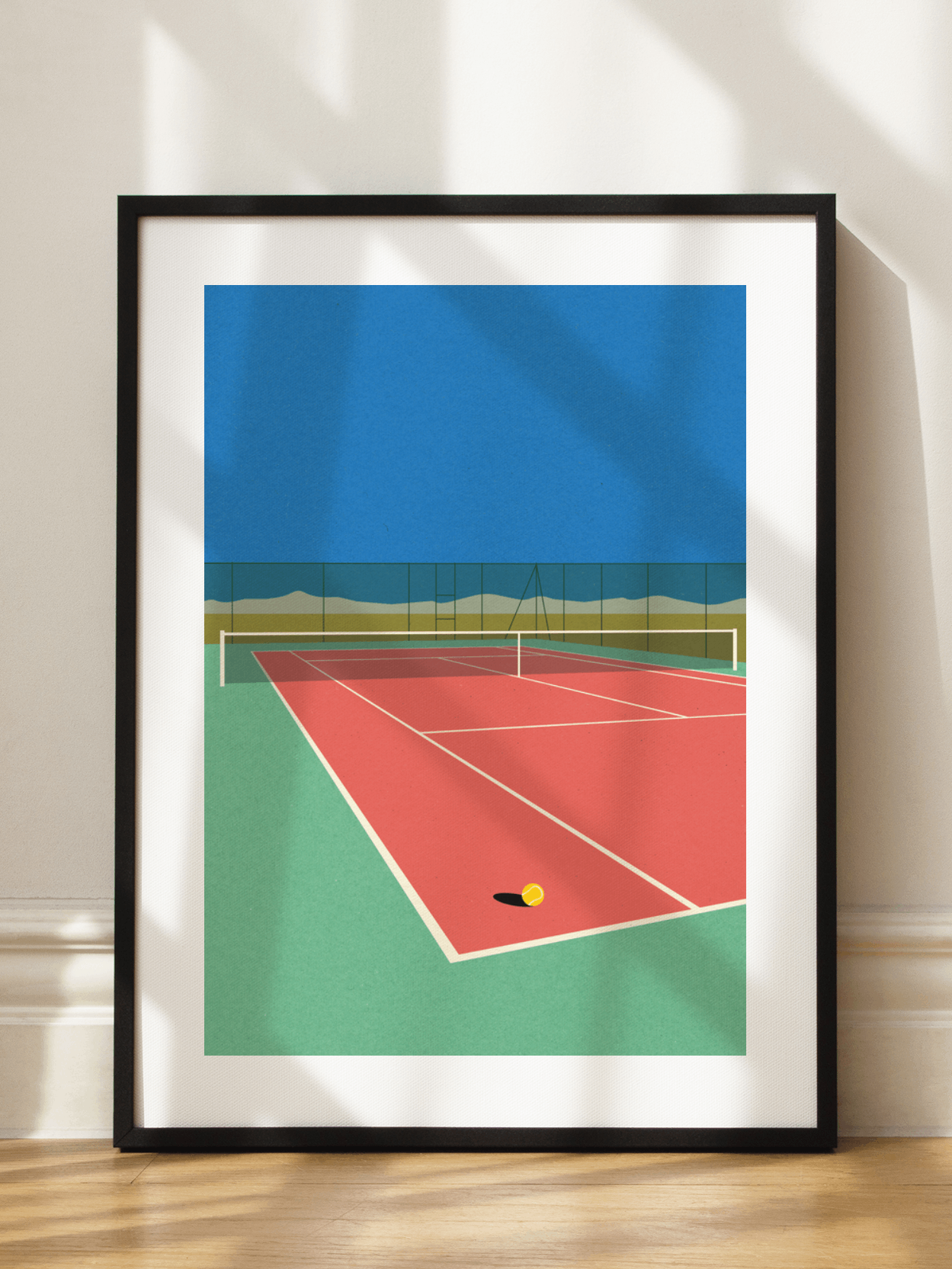 Tennis Court Art