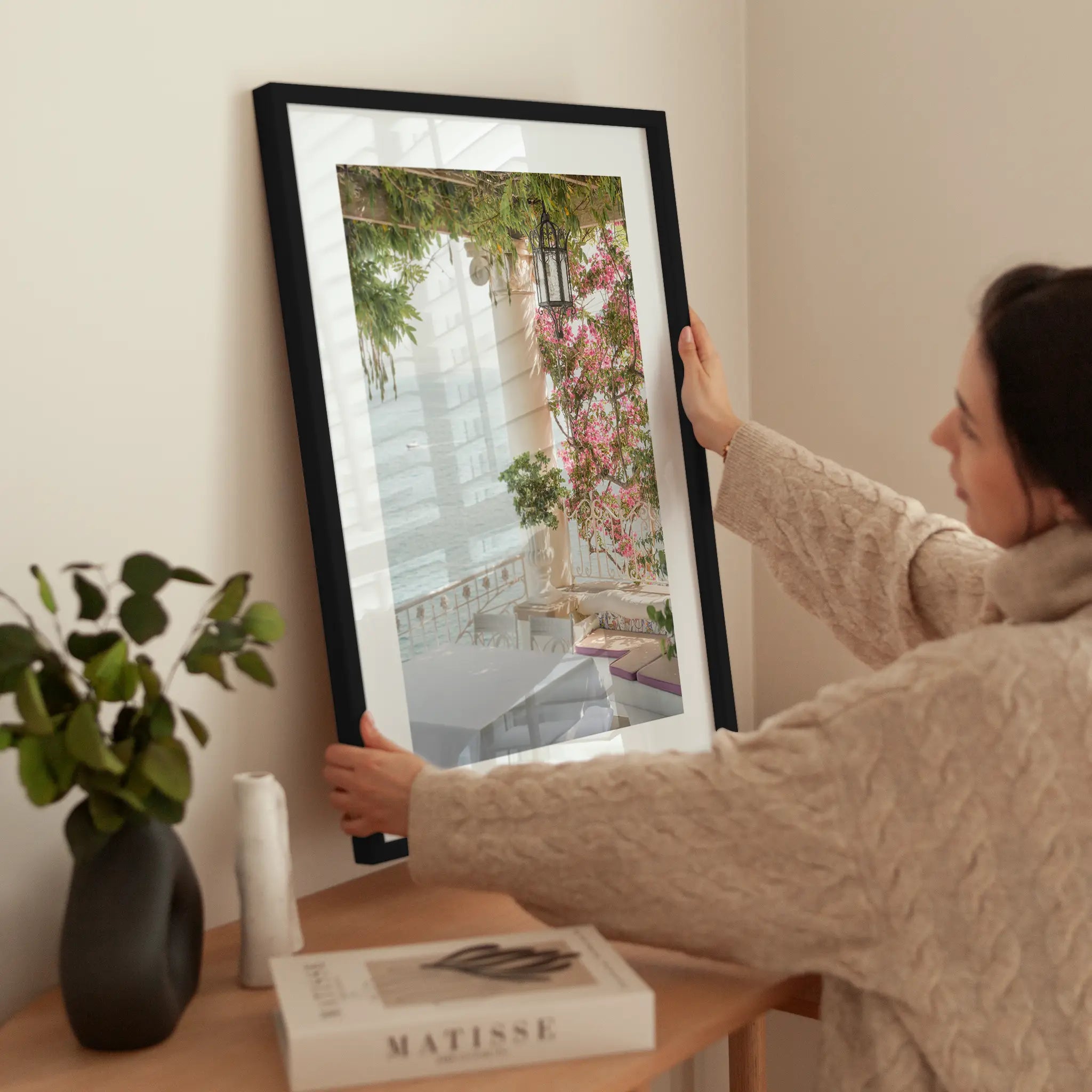 Terrace View wird aufgehängt