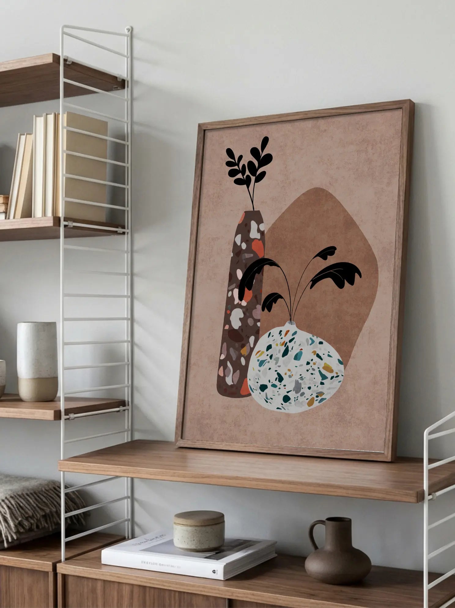 Terrazzo Vases Poster