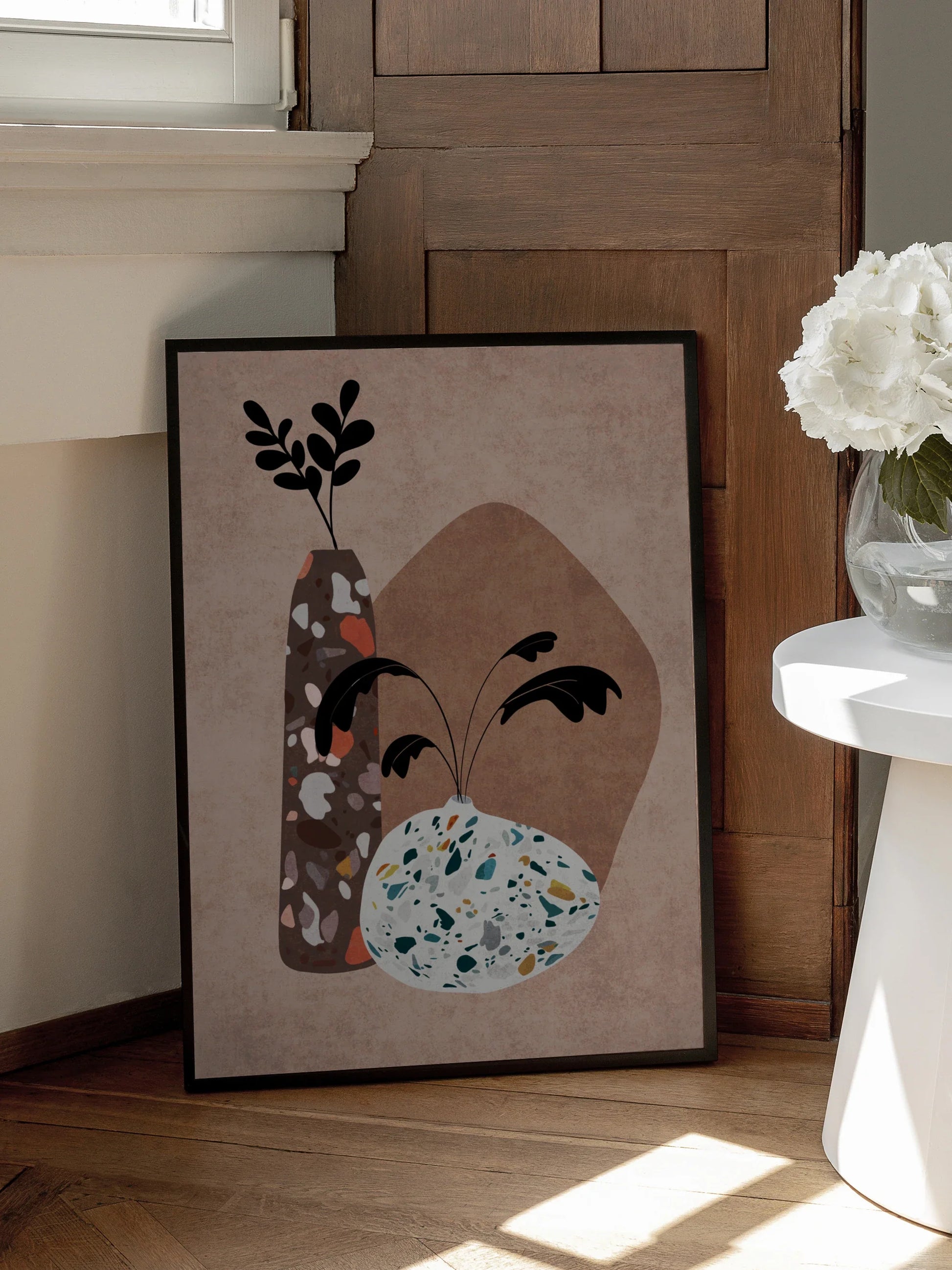 Terrazzo Vases Poster