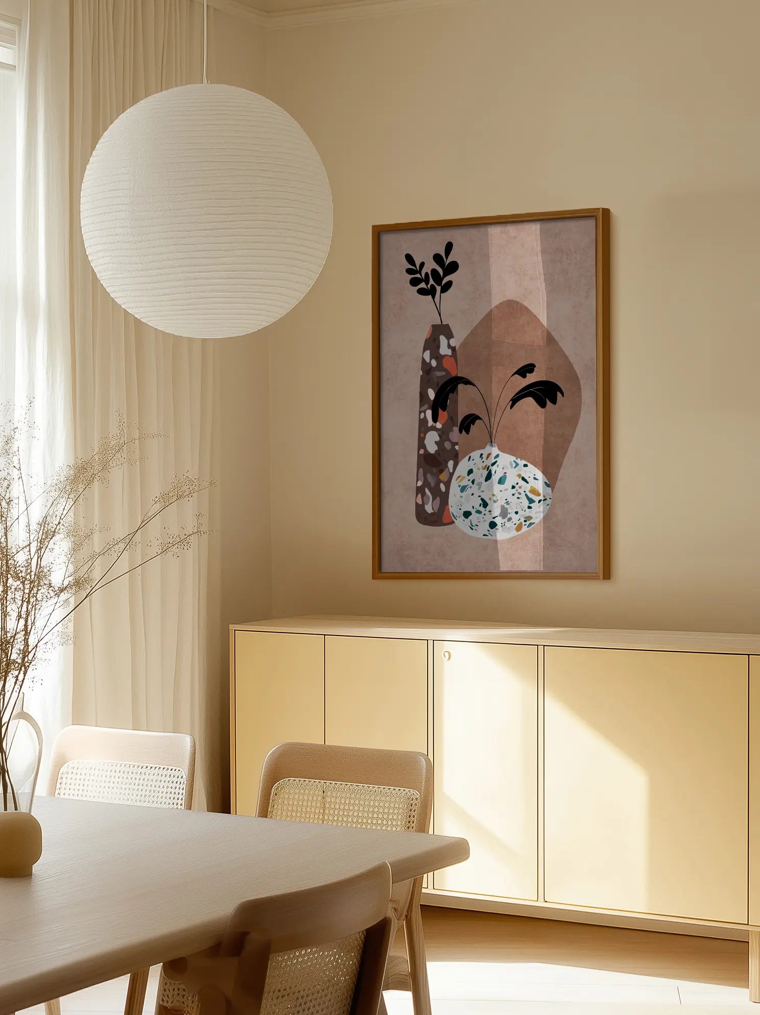 Terrazzo Vases Poster