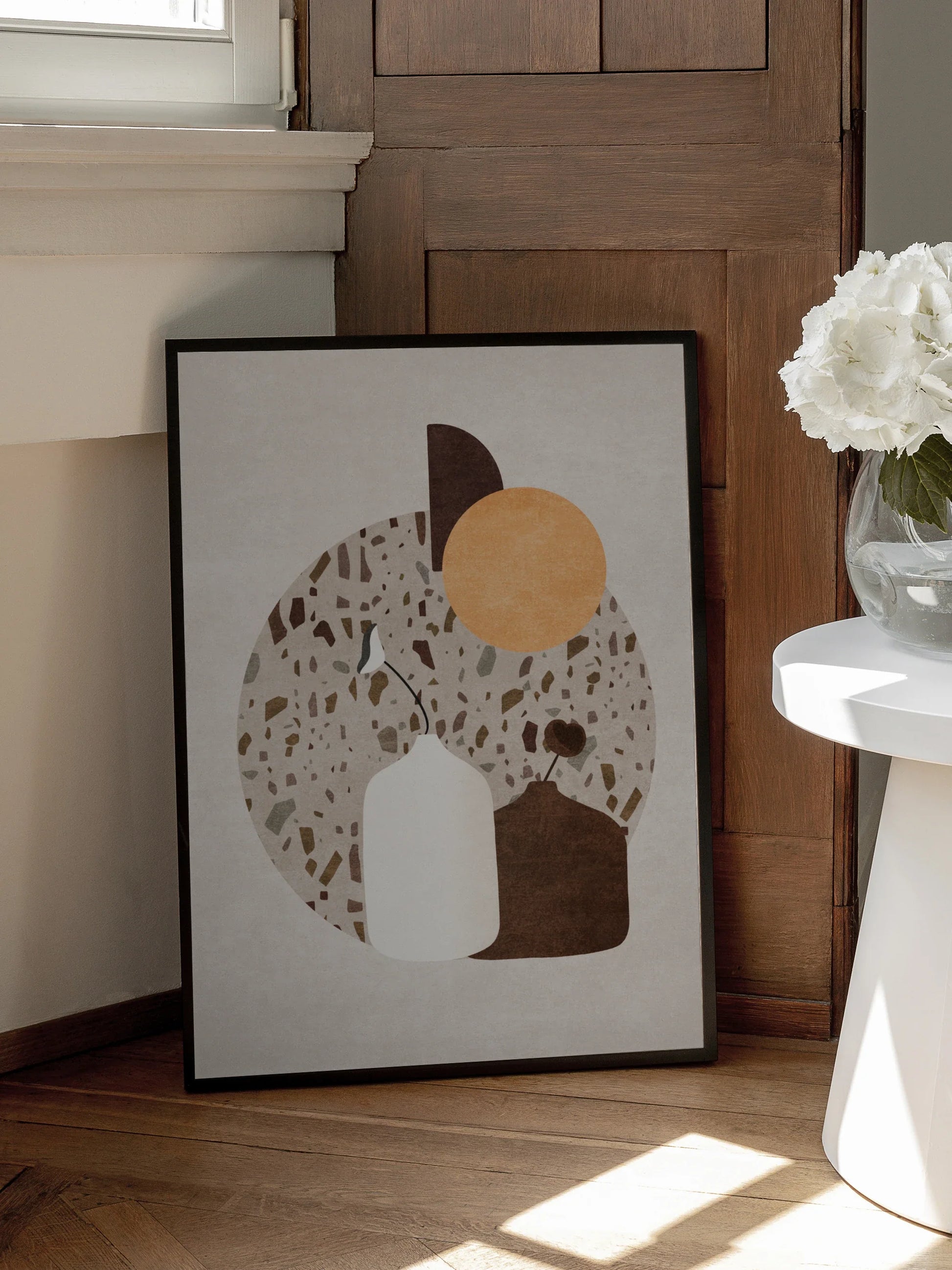 Terrazzo and Vases Poster
