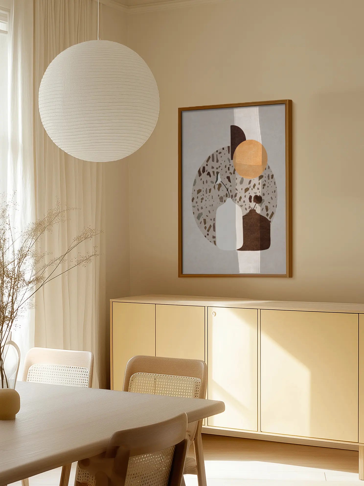 Terrazzo and Vases Poster