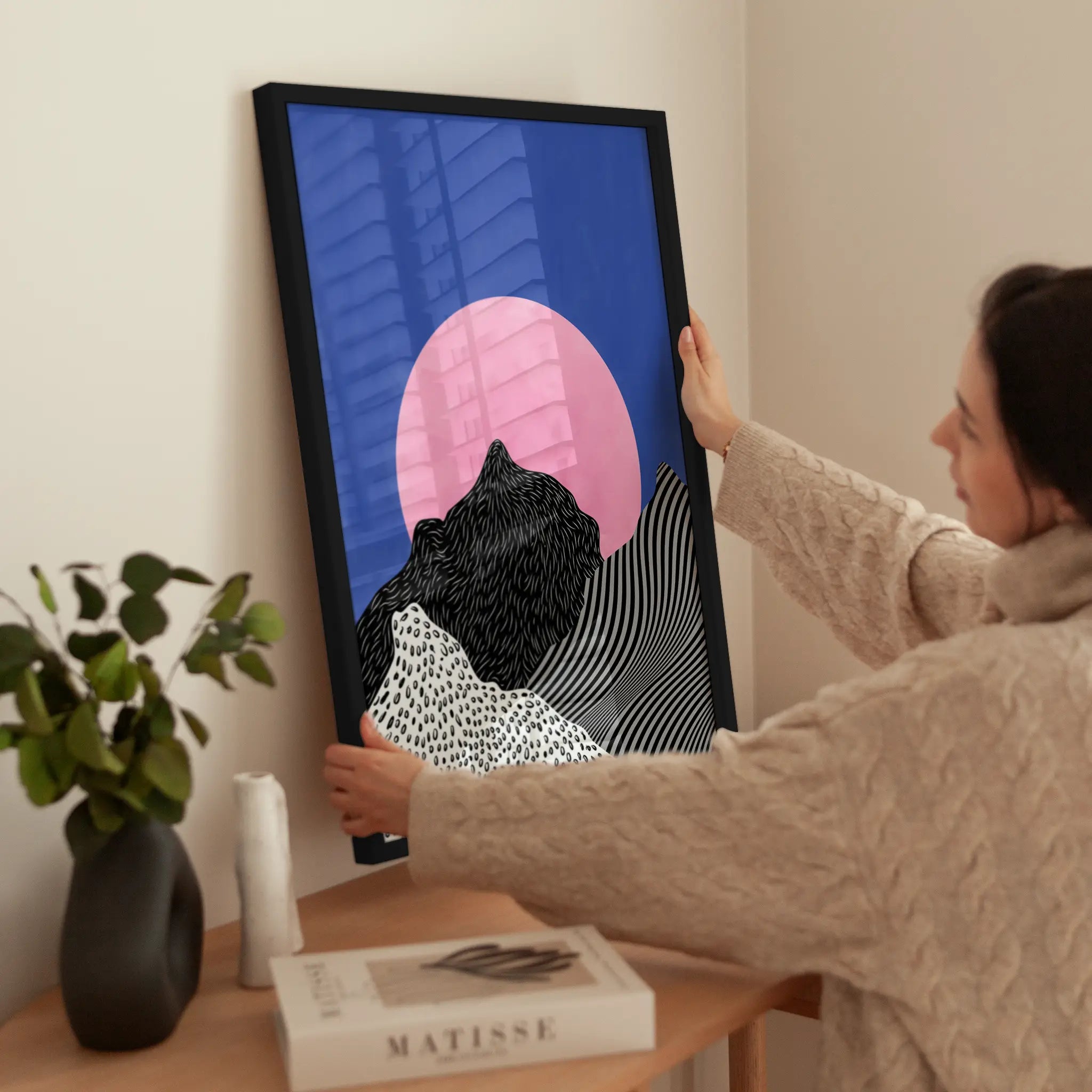 The Big Pink wird aufgehängt