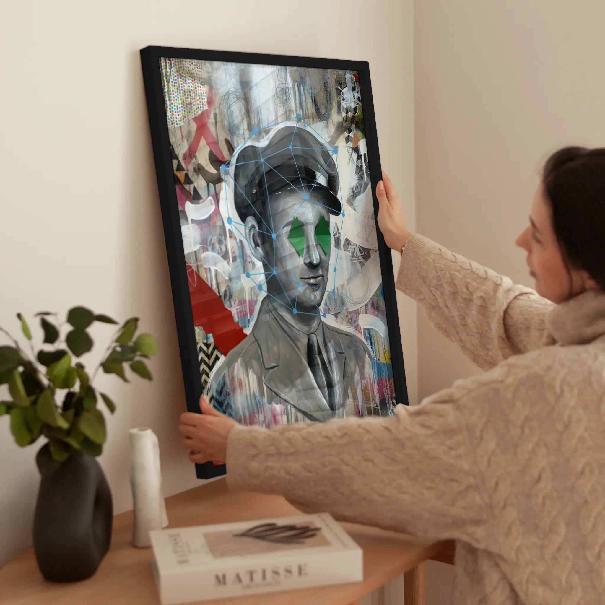 The Operator wird aufgehängt