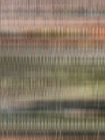 Abstrakte Darstellung von Naturtönen in horizontalen, verschwommenen Linien in Erdtönen.