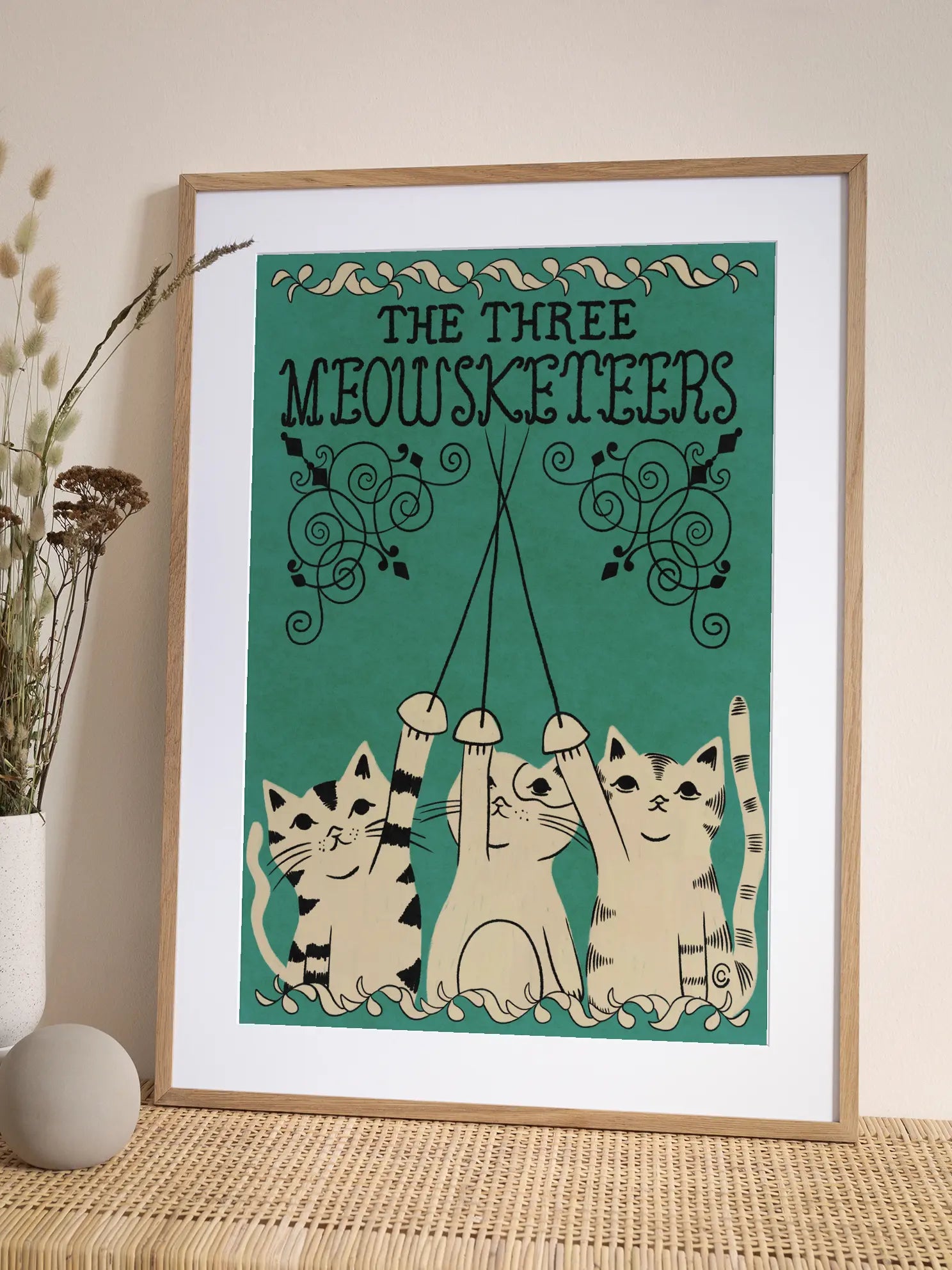 The Three Meowsketeers Poster