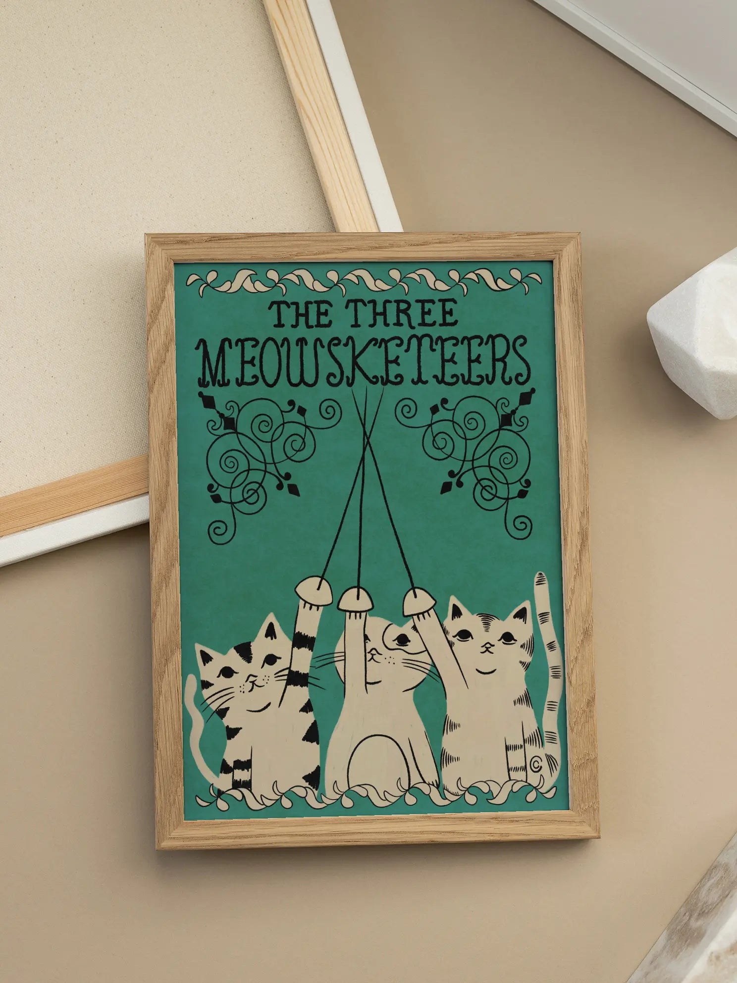 The Three Meowsketeers Poster