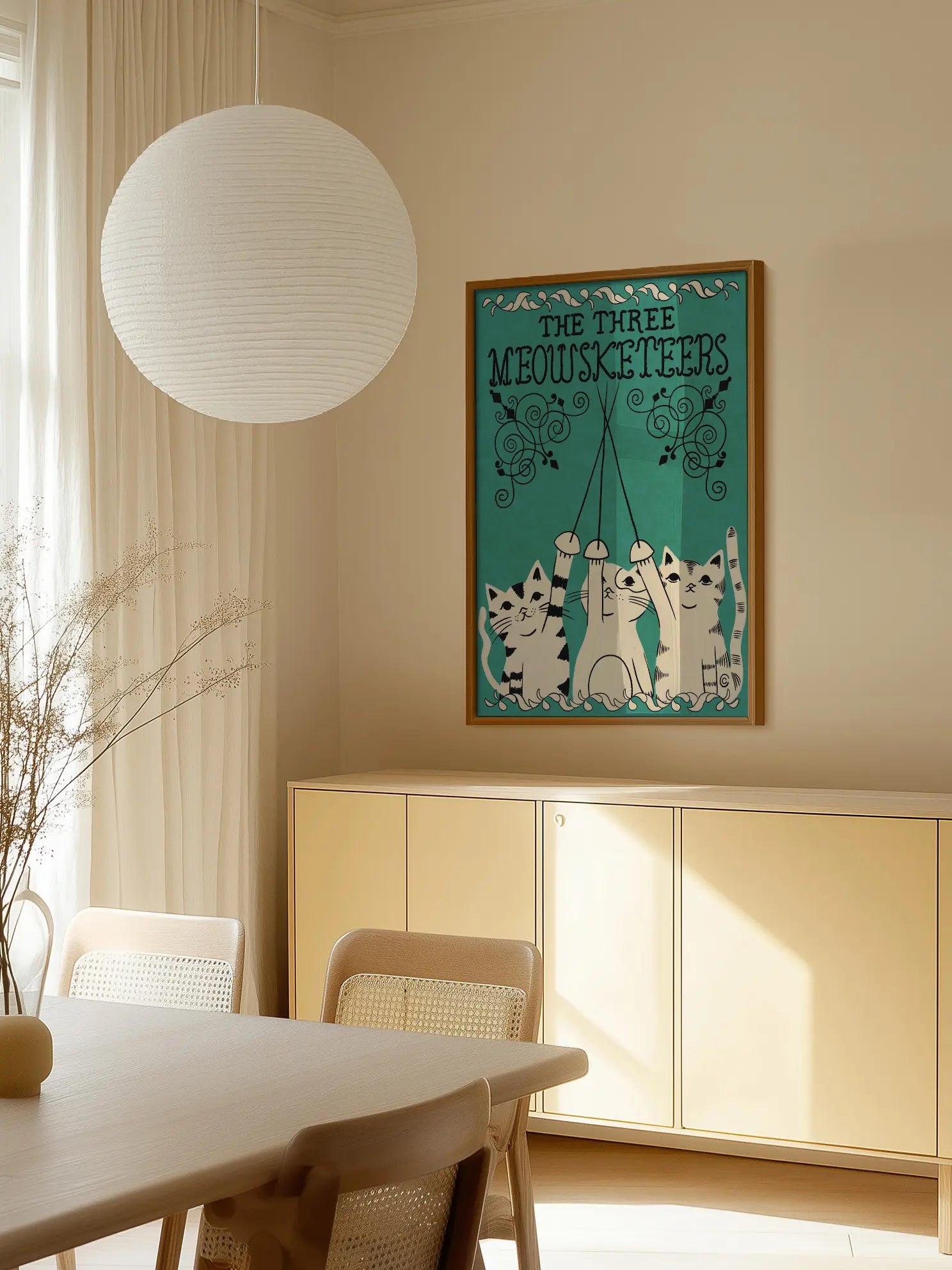 The Three Meowsketeers Poster