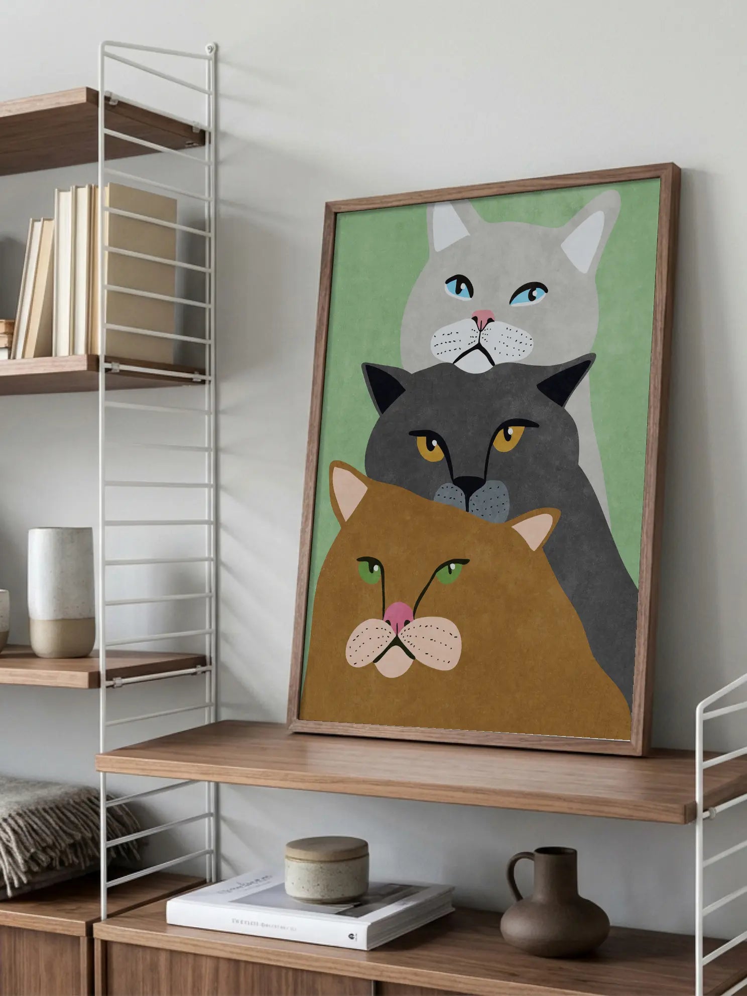 Three Cats Poster