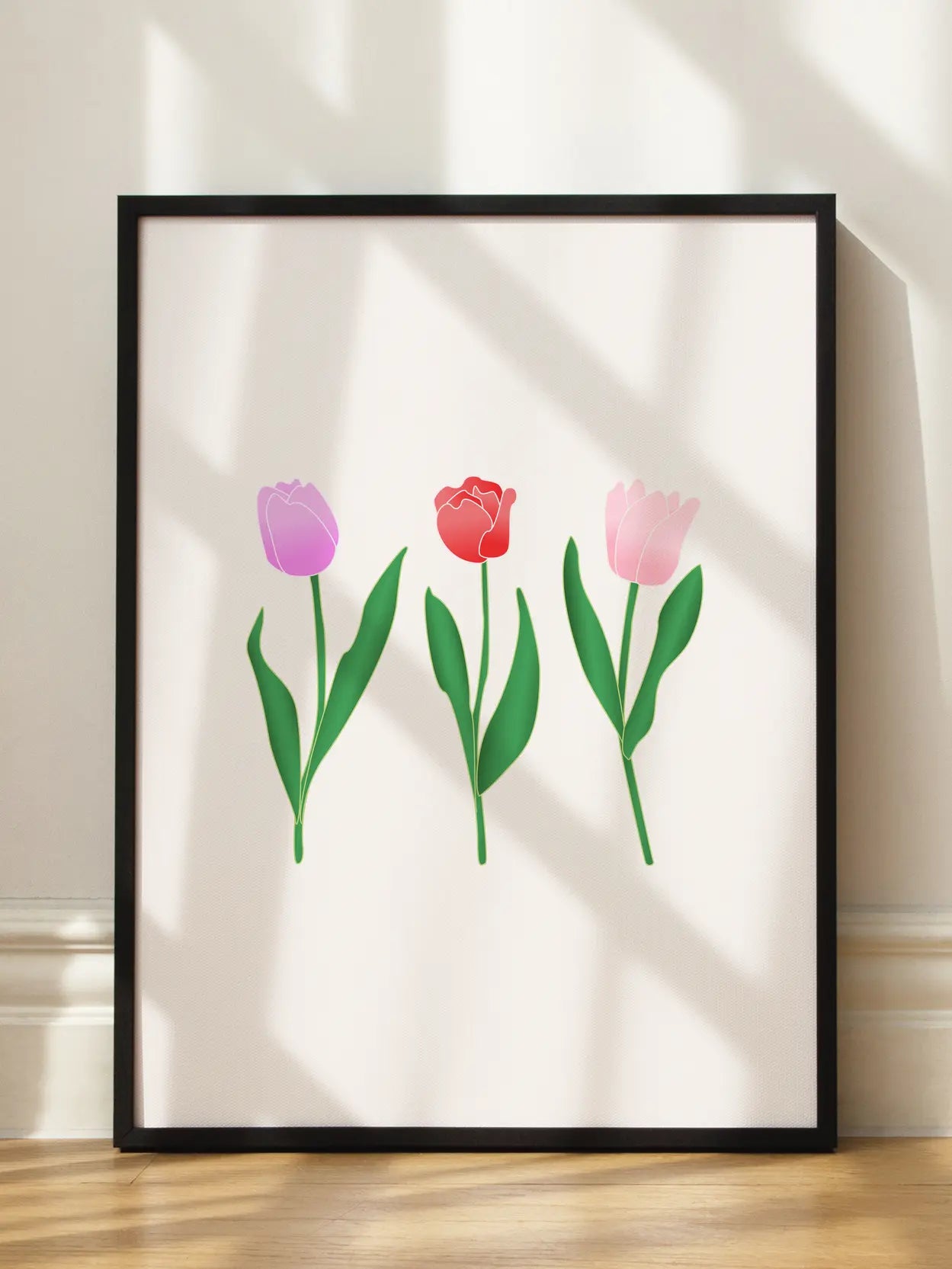 Three Spring Tulips