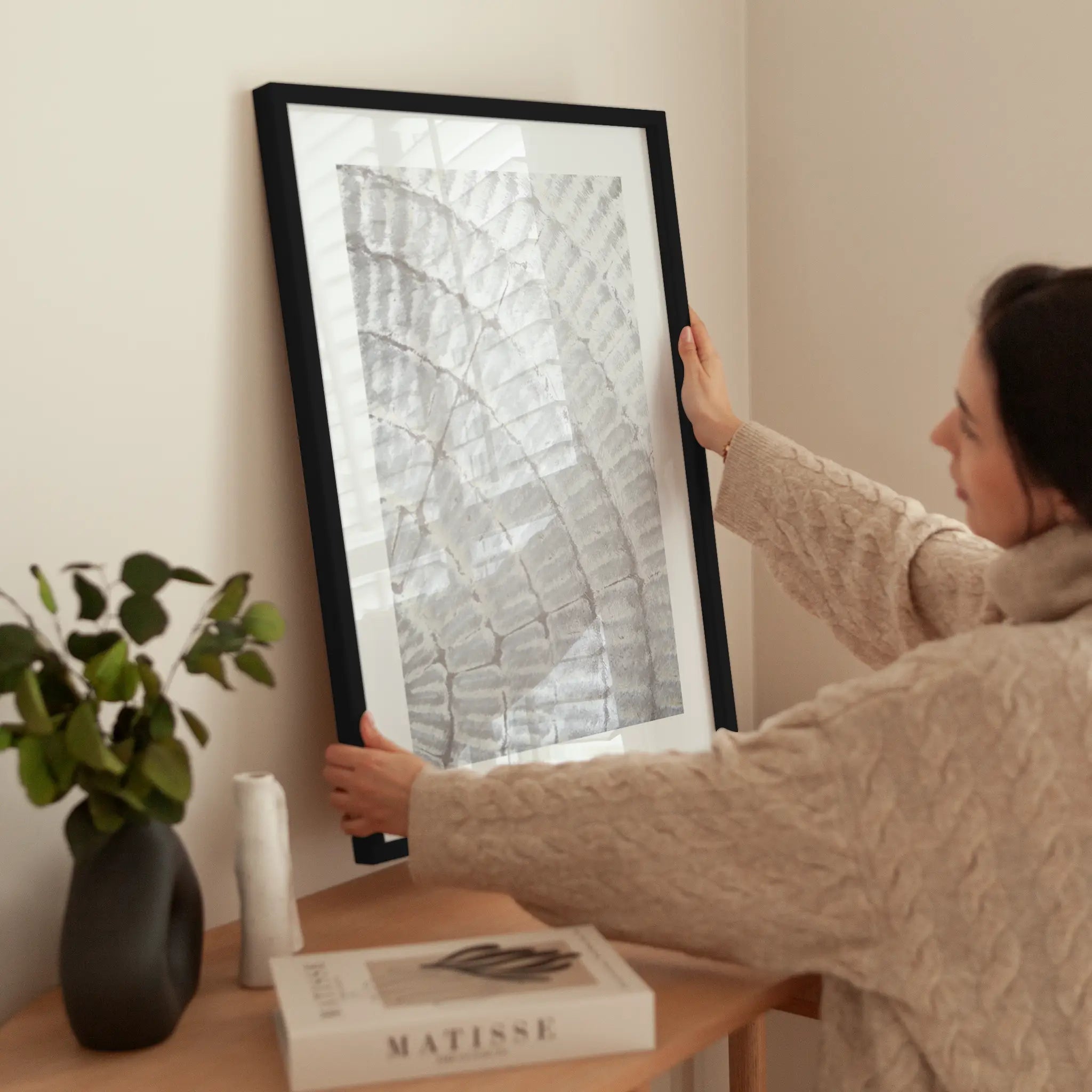 Tree Rings wird aufgehängt