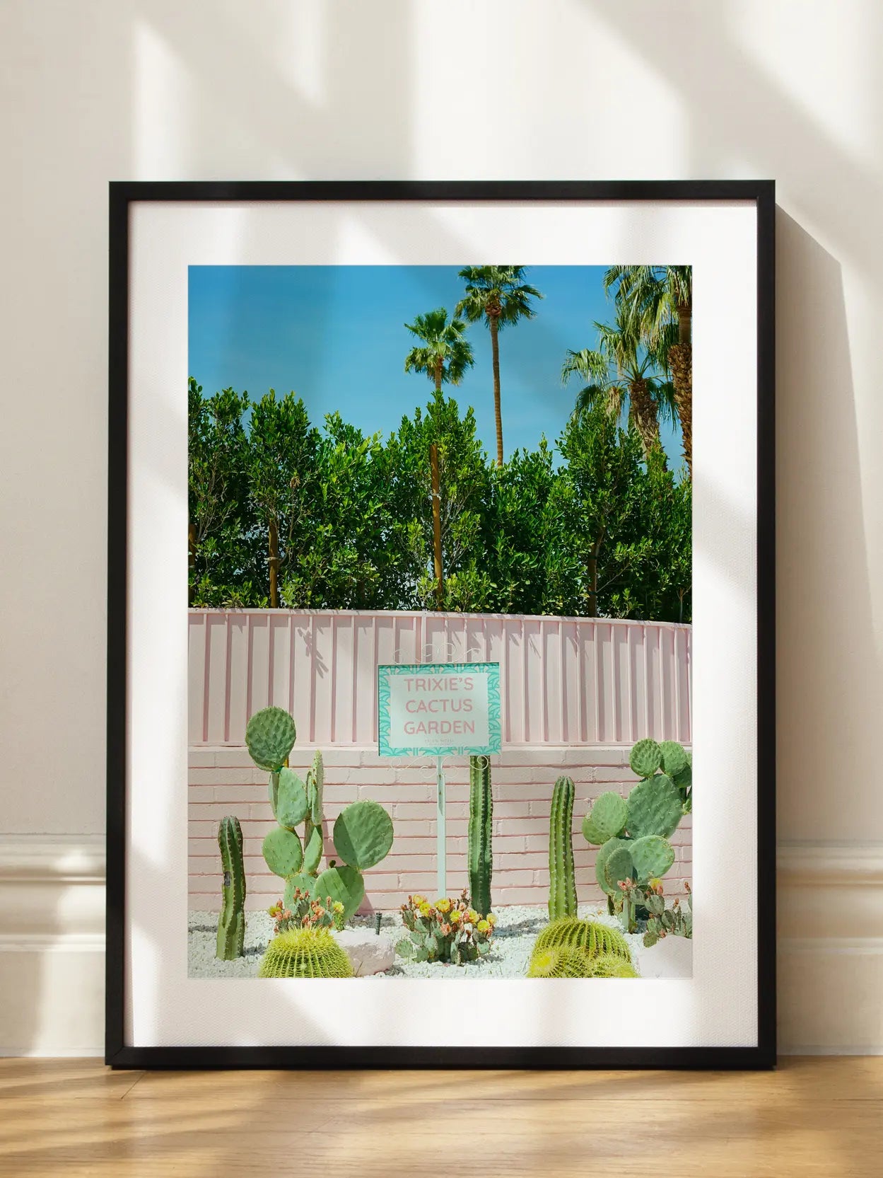 Trixies Cactus Garden Sign