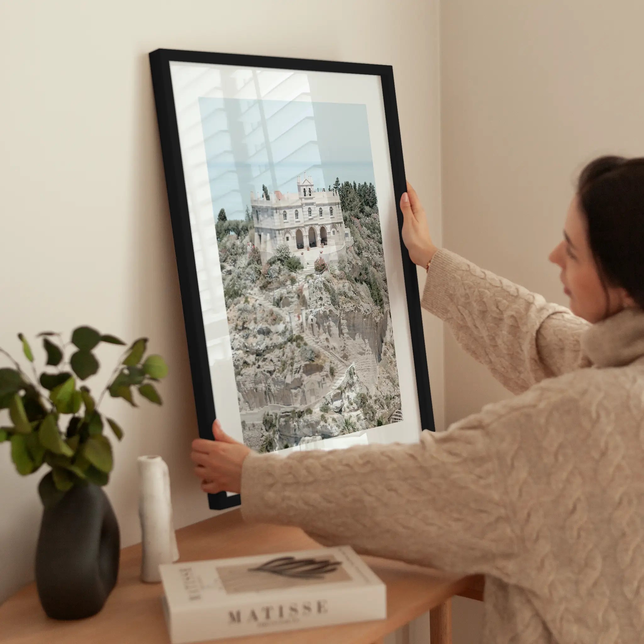 Tropea View wird aufgehängt