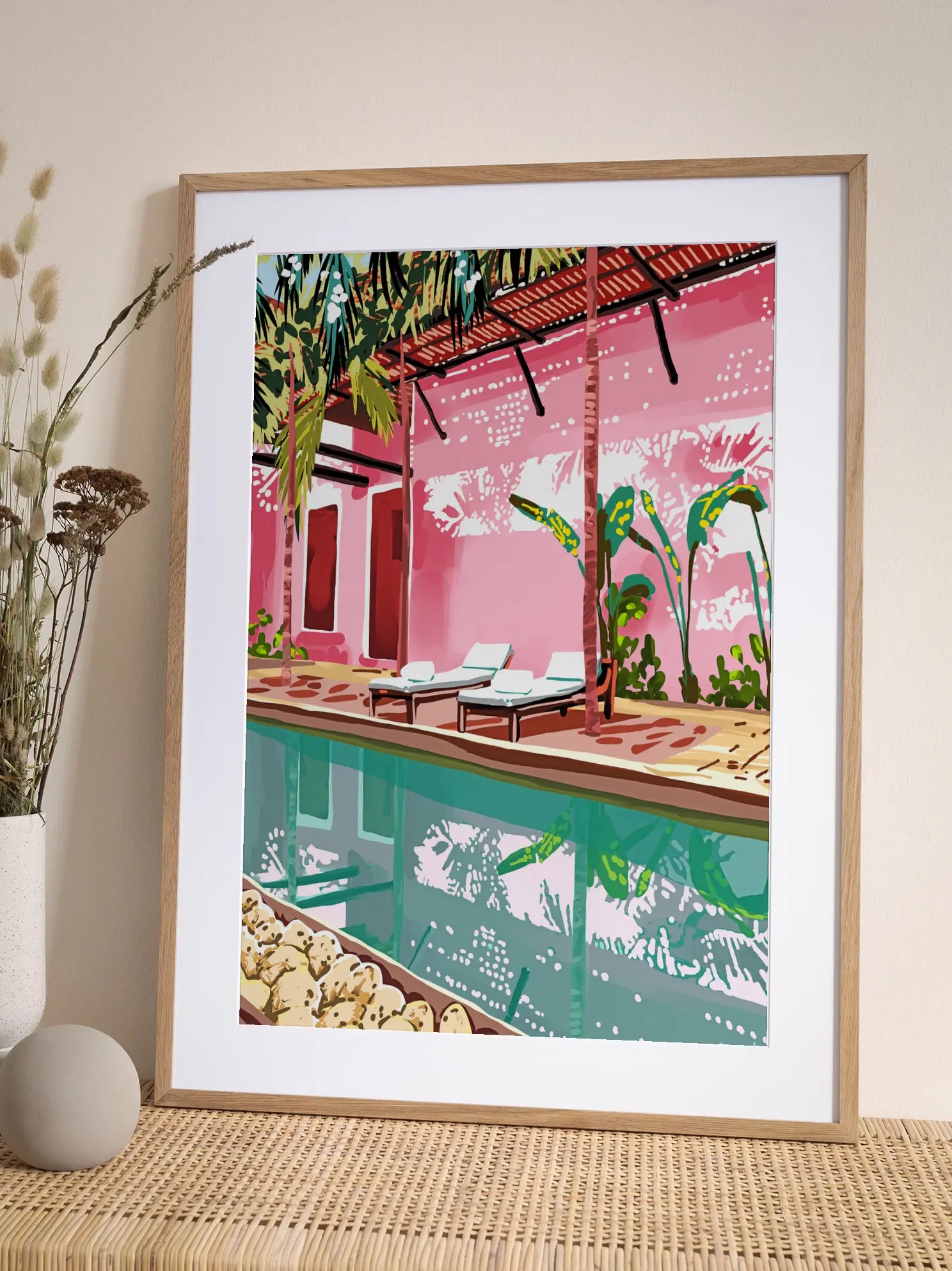 Tropical Oasis Poster