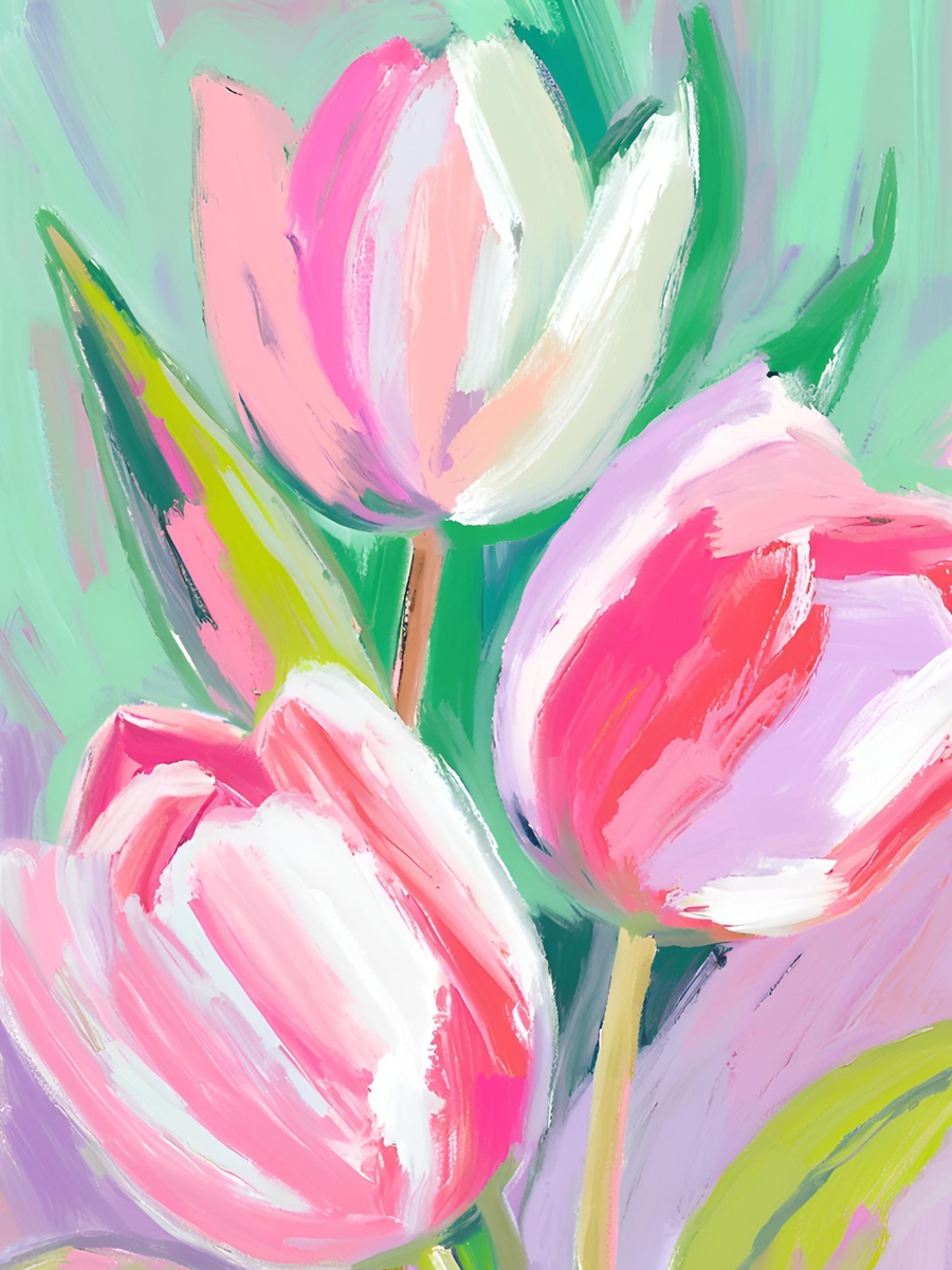 Tulip Garden Poster