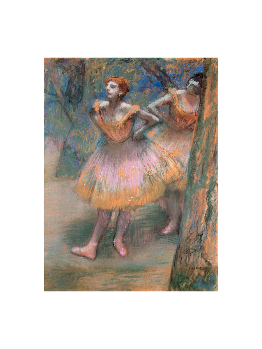 Two Dancers on Stage Poster