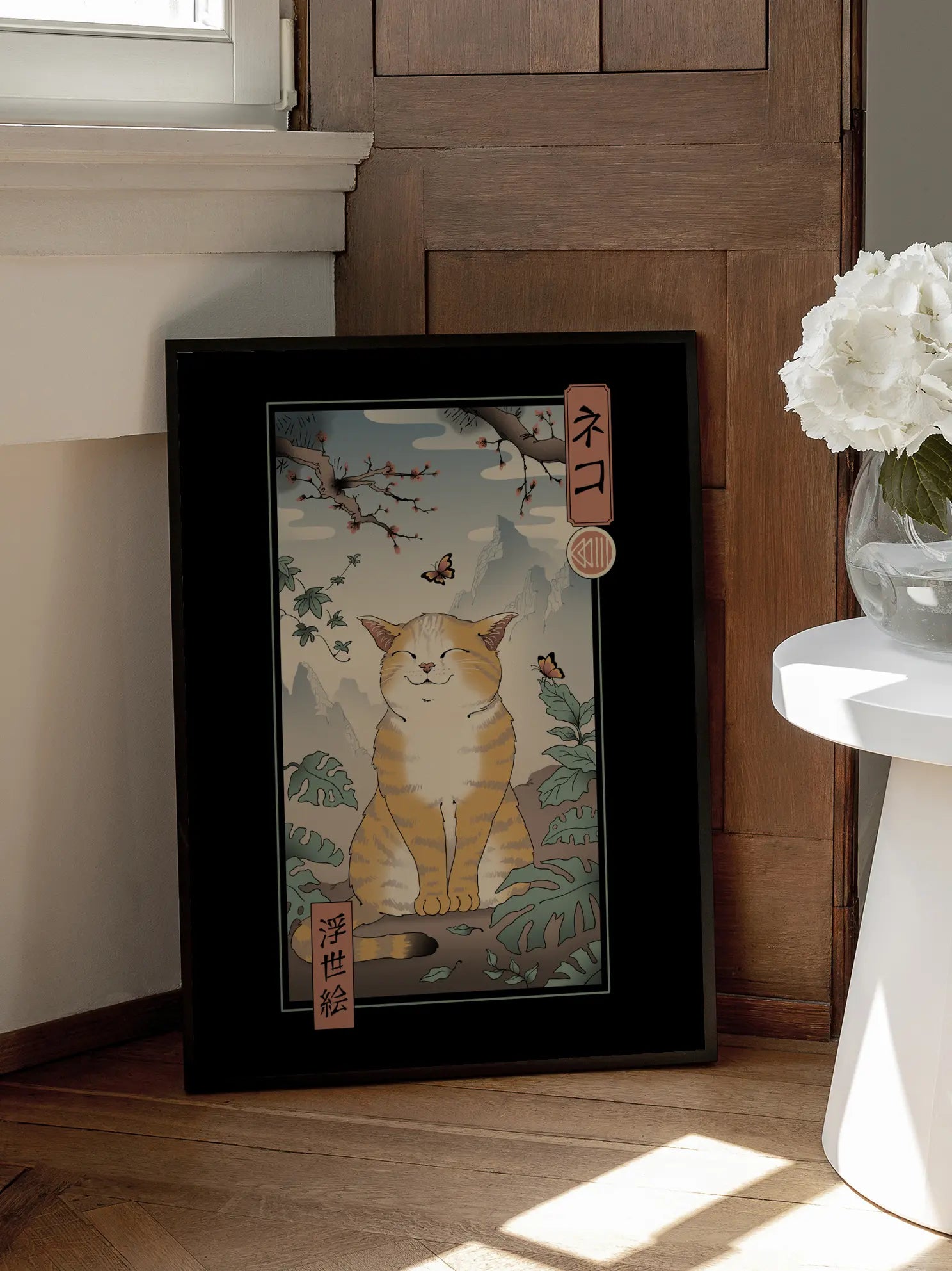Ukiyo-e Cat Poster