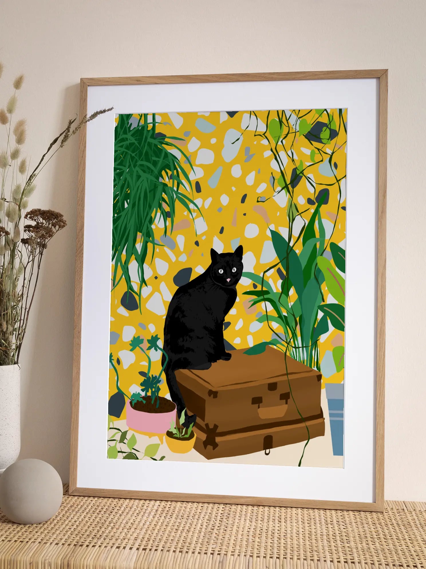 Urban Jungle Cat Poster
