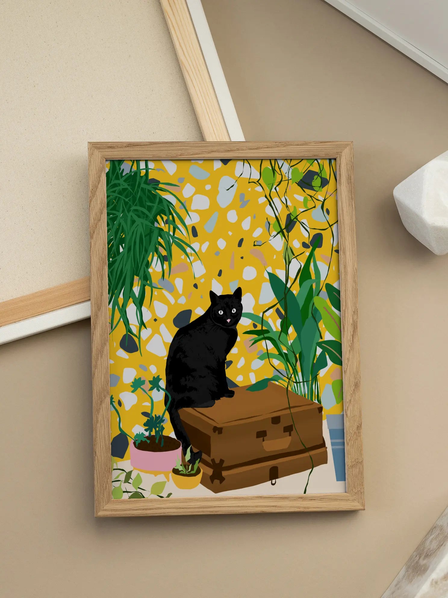 Urban Jungle Cat Poster