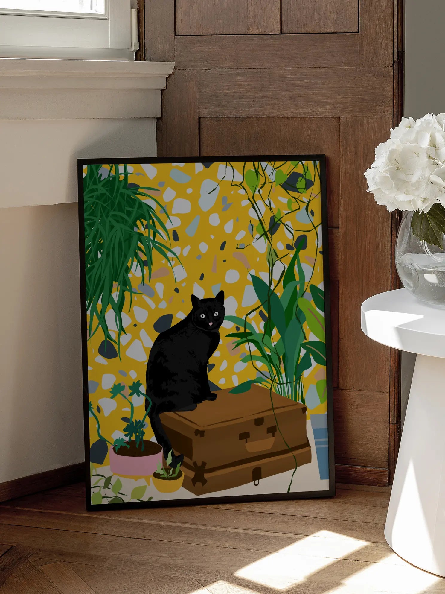 Urban Jungle Cat Poster