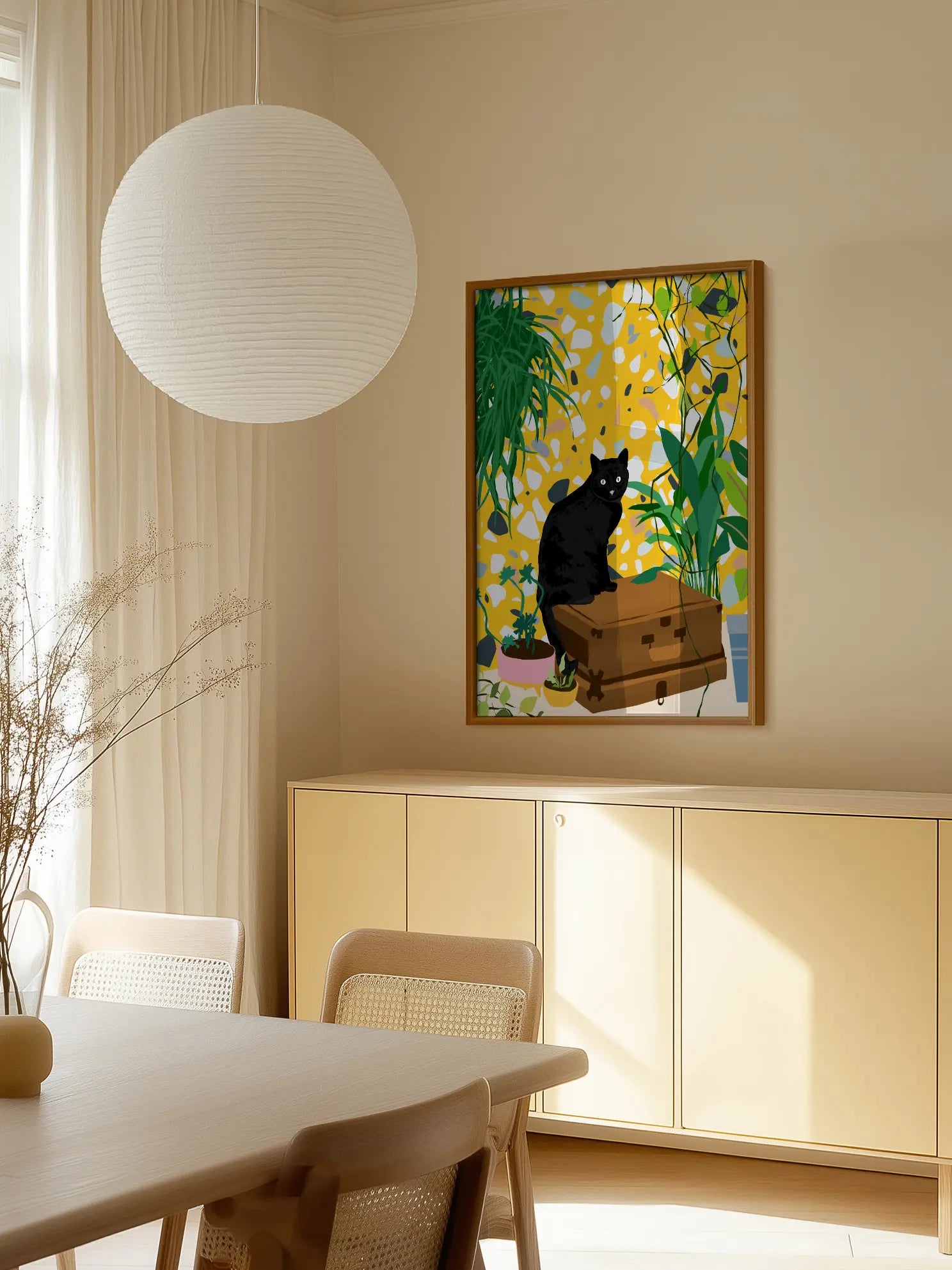 Urban Jungle Cat Poster