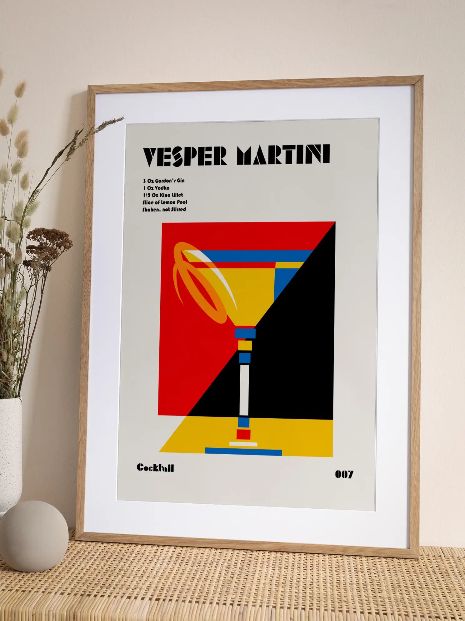 Vesper Martini Poster