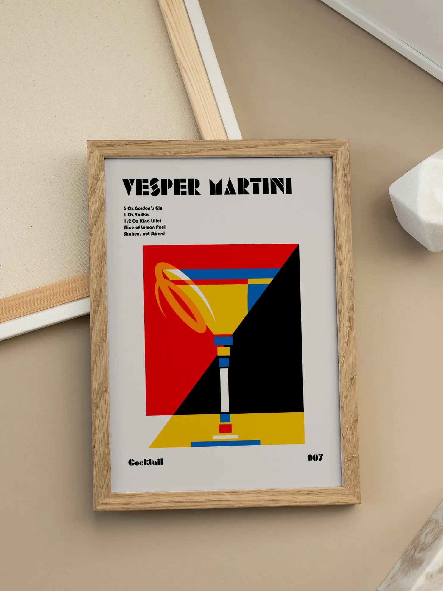 Vesper Martini Poster