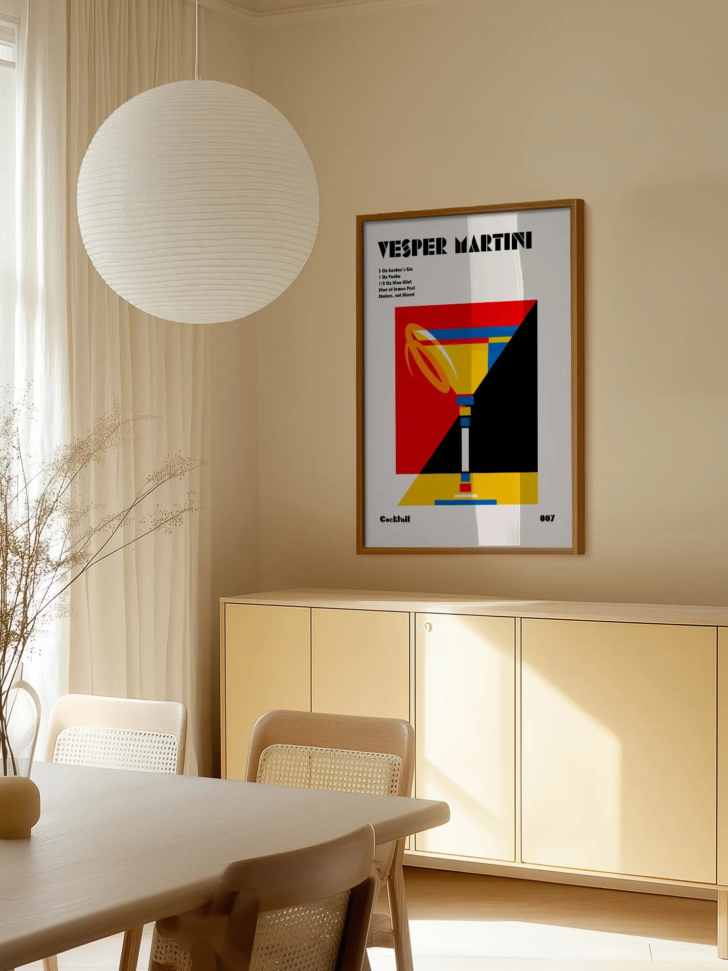 Vesper Martini Poster