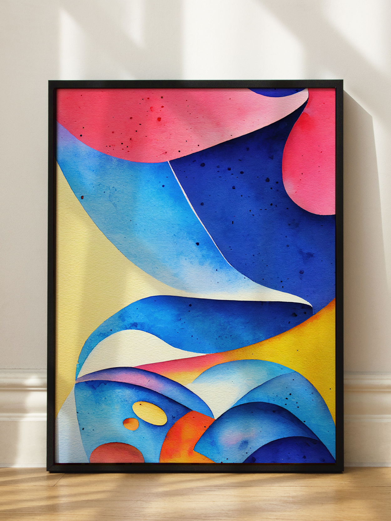 Vibrant Blue Abstract