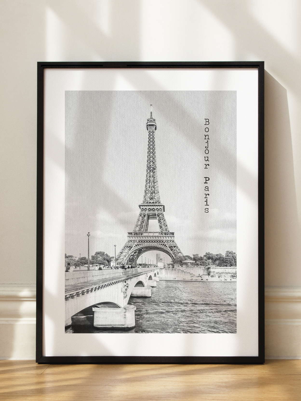 Vintage Bonjour Paris