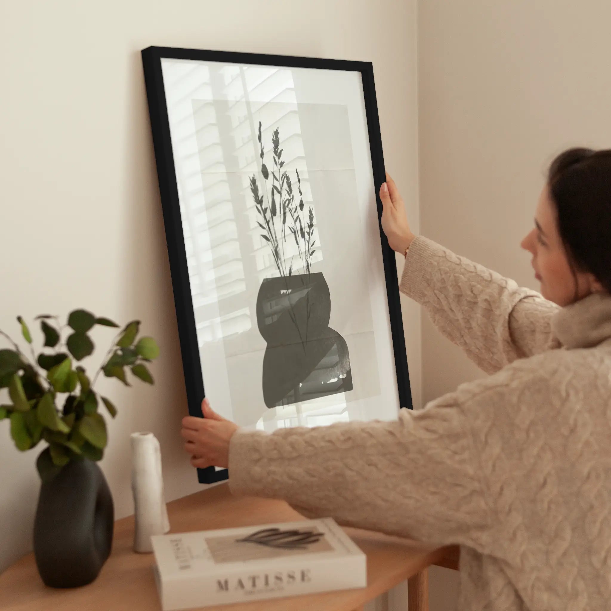 Vintage Botanical wird aufgehängt