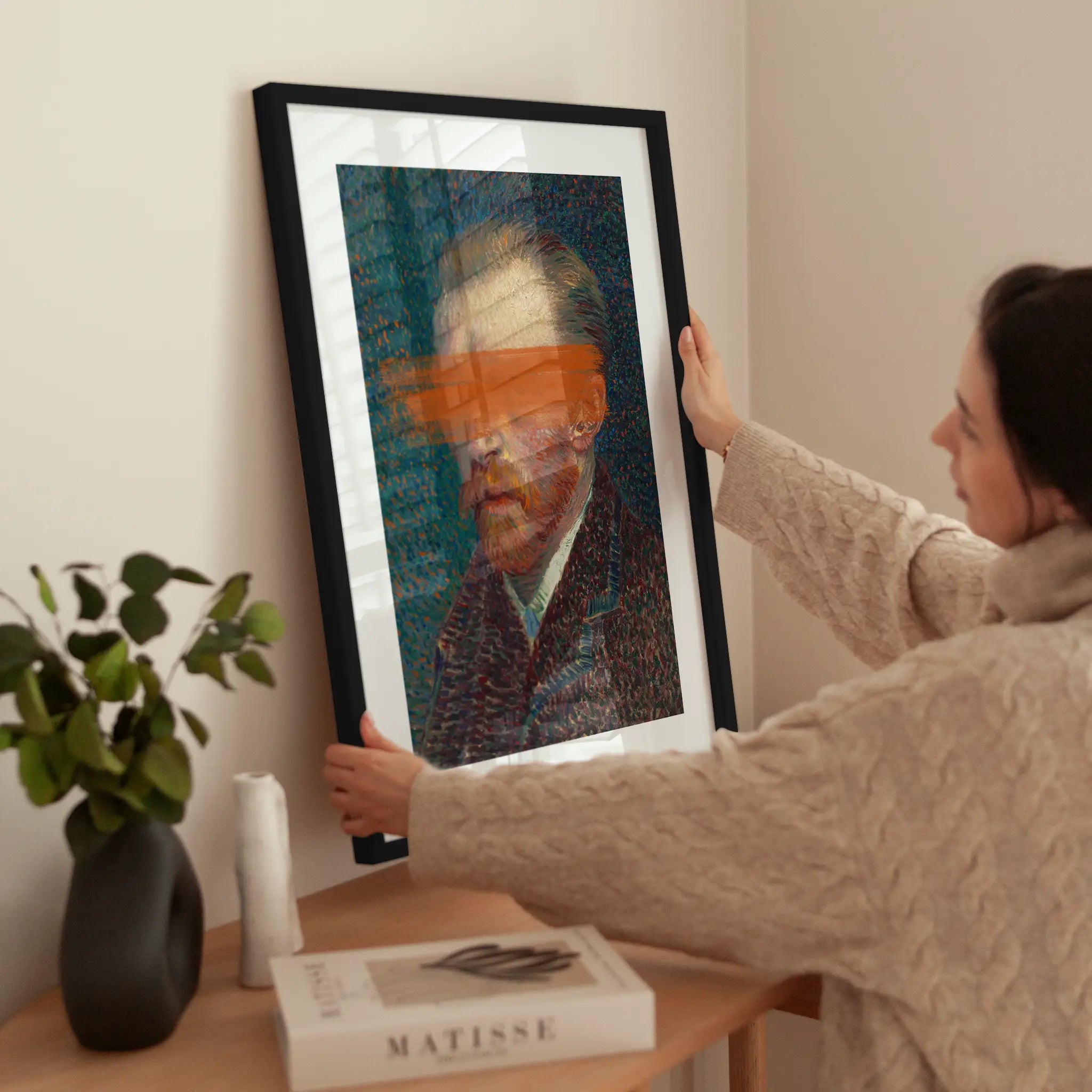 Vivid Van Gogh wird aufgehängt