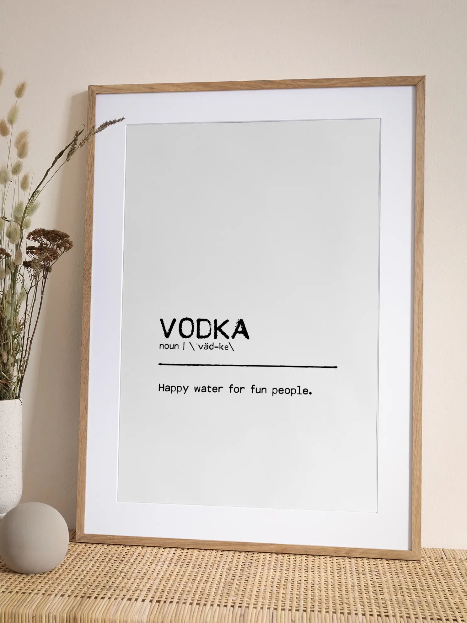 Vodka Definition Poster