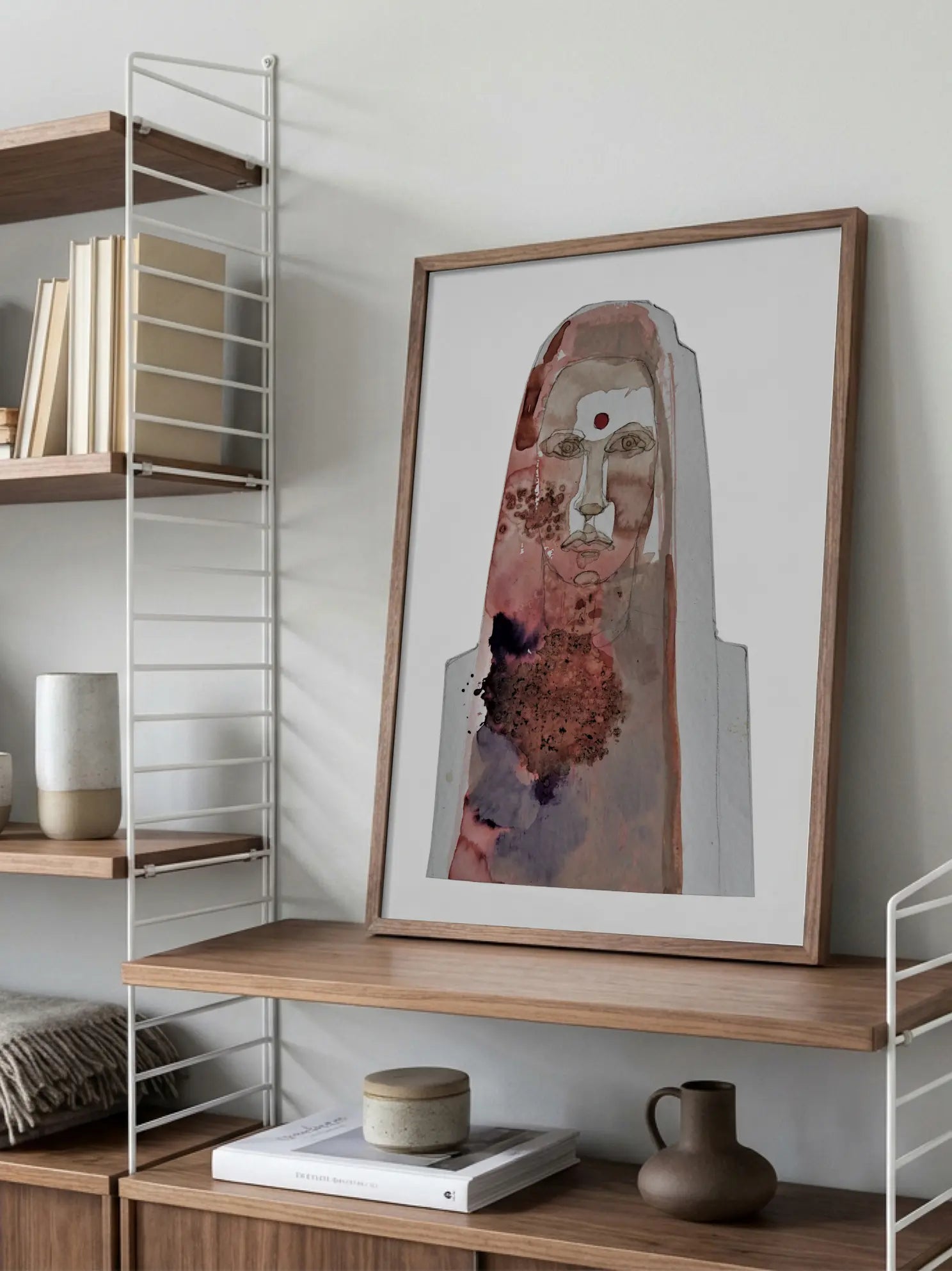 Watercolor Woman Poster
