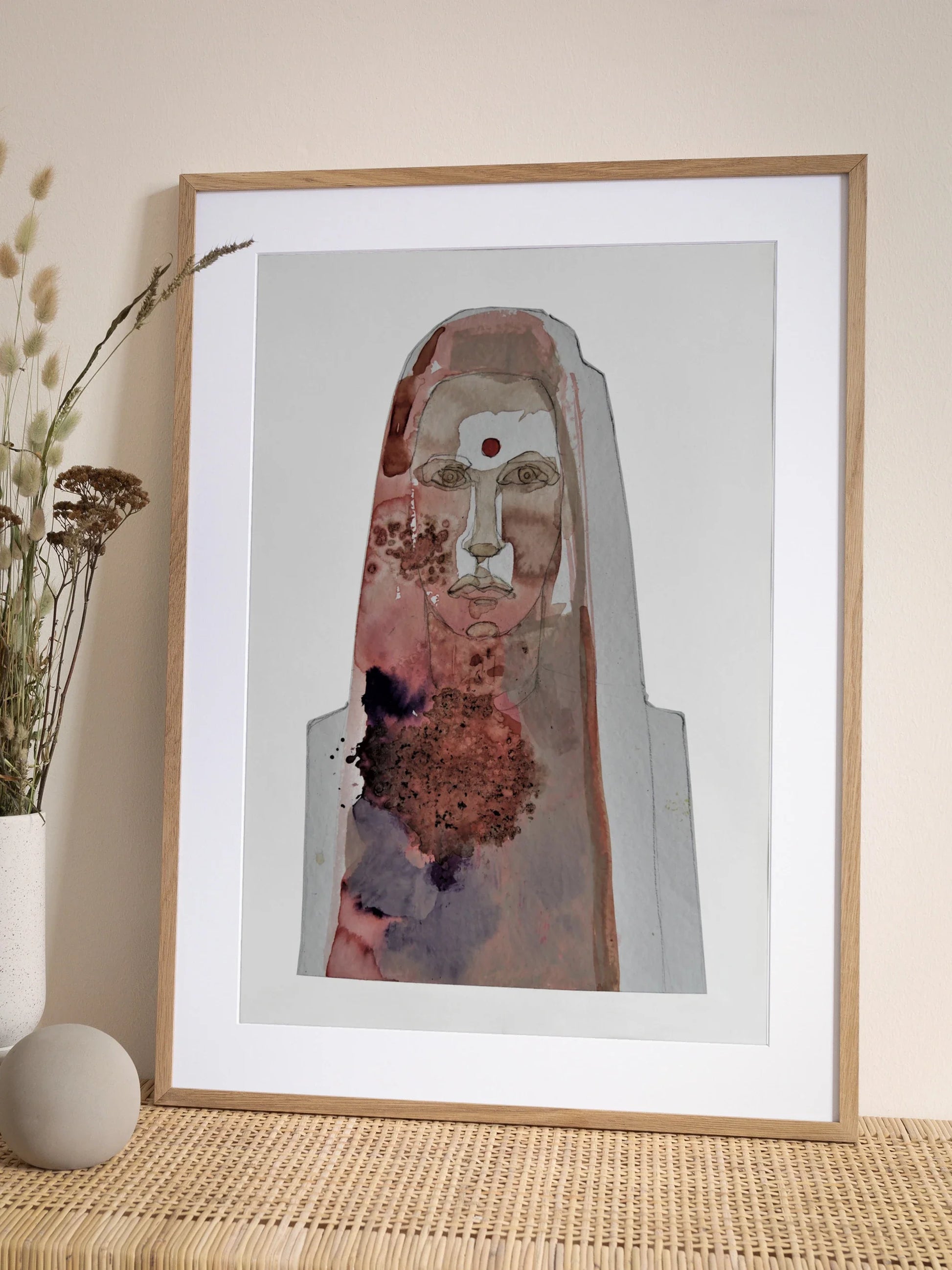Watercolor Woman Poster