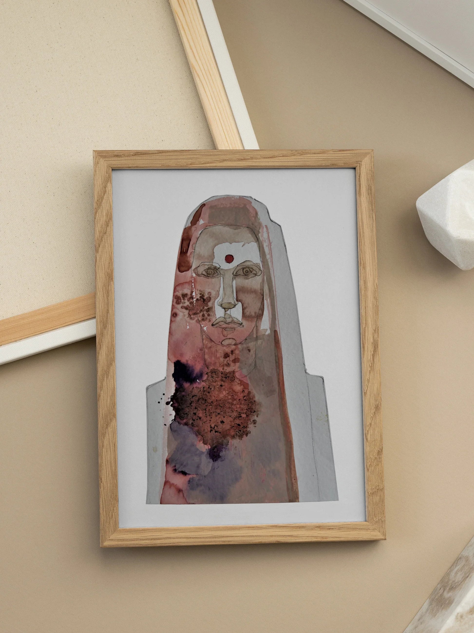 Watercolor Woman Poster