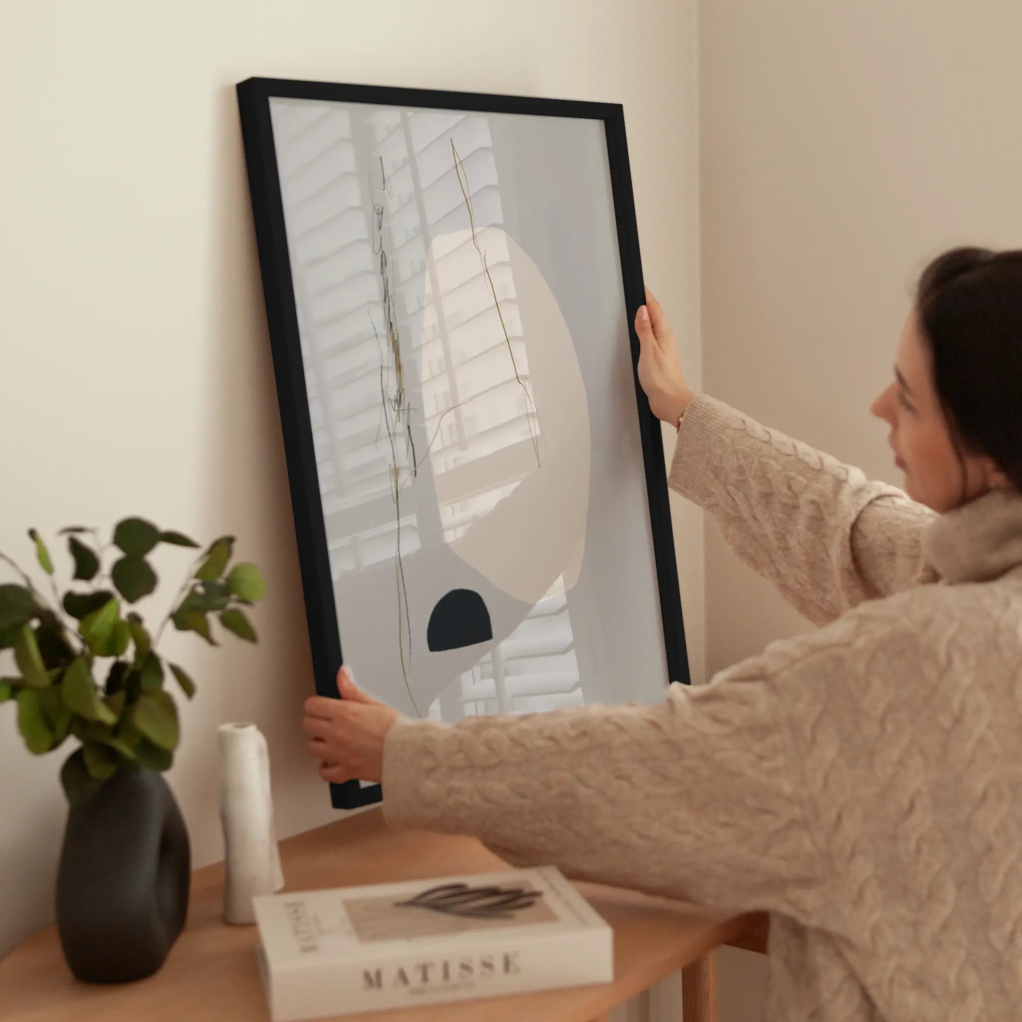 Whispers of Minimalism wird aufgehängt