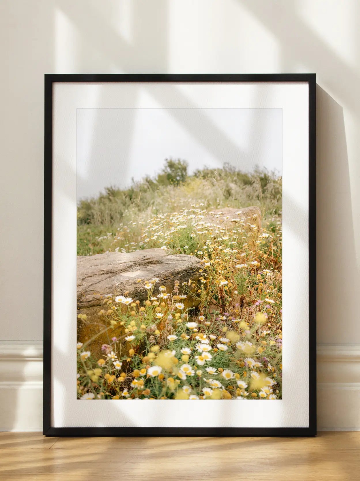 Wildflower Field Landscape Poster