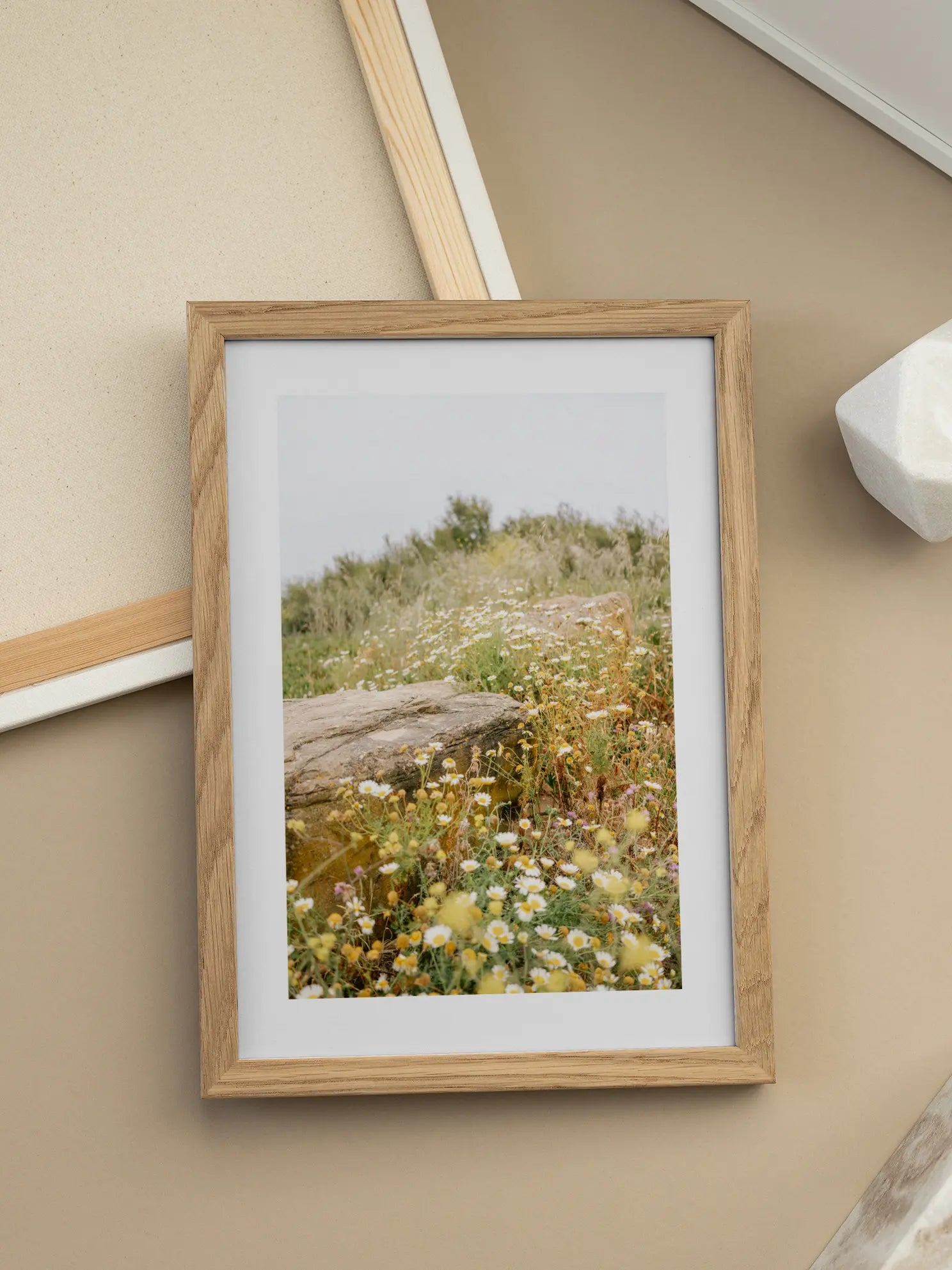 Wildflower Field Landscape Poster