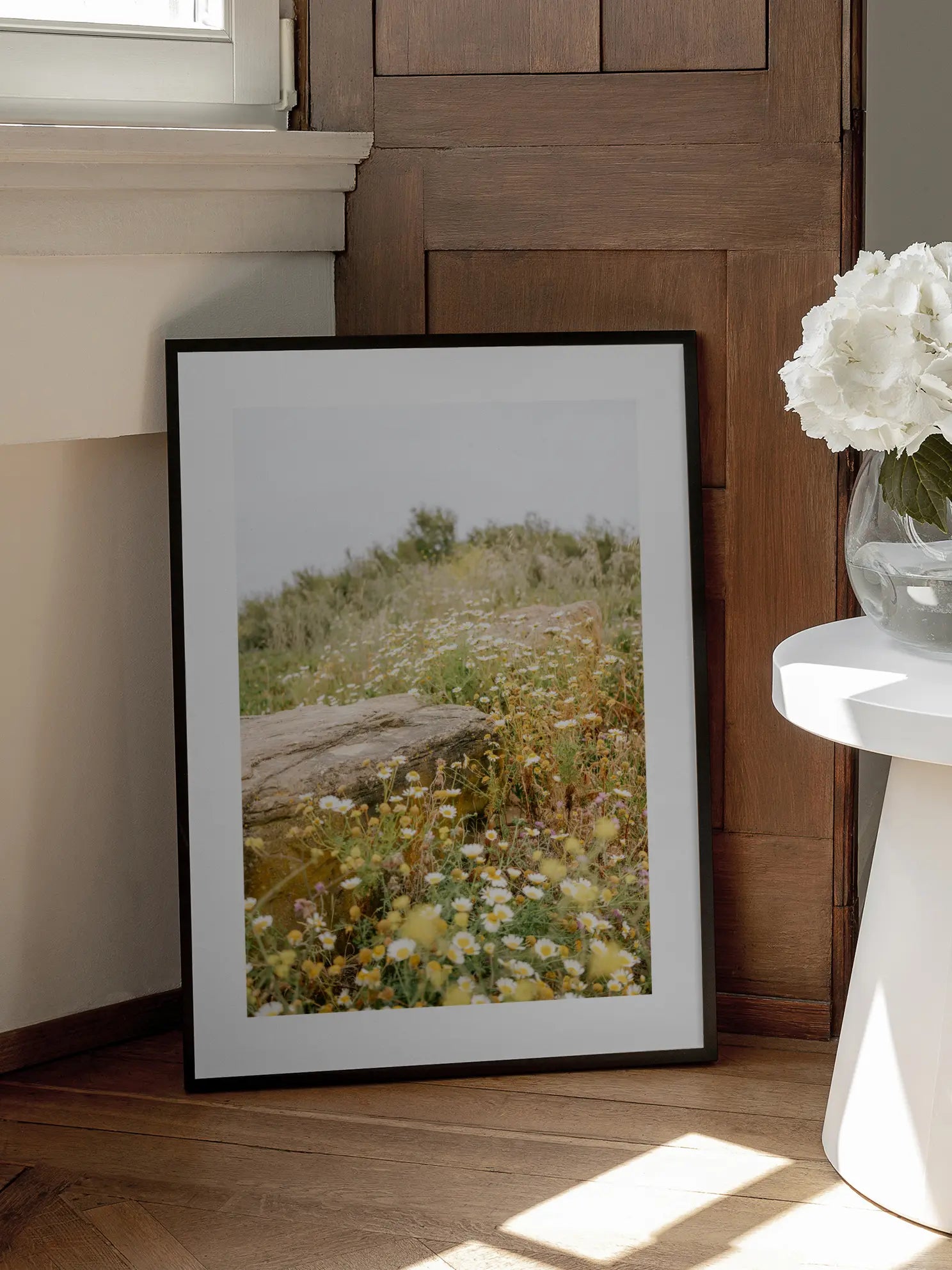 Wildflower Field Landscape Poster