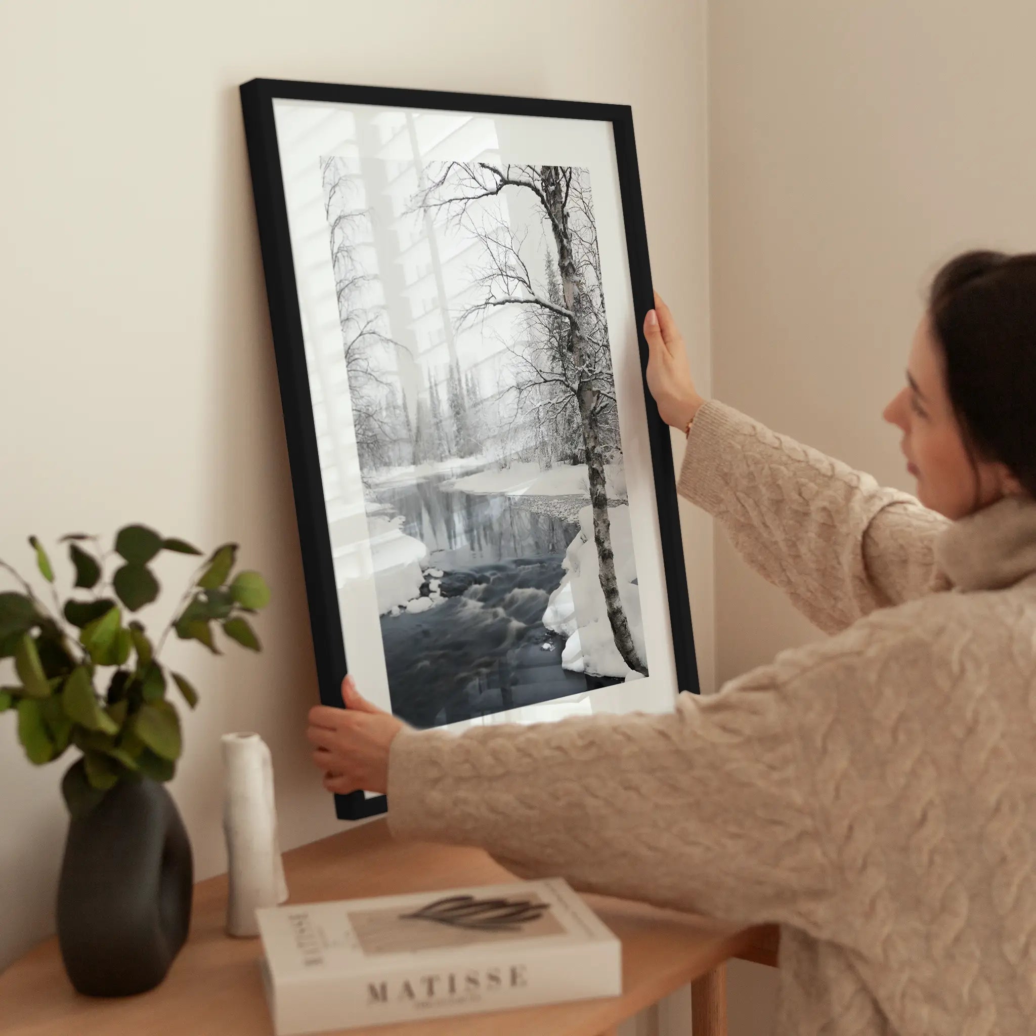 Winter Vibe wird aufgehängt