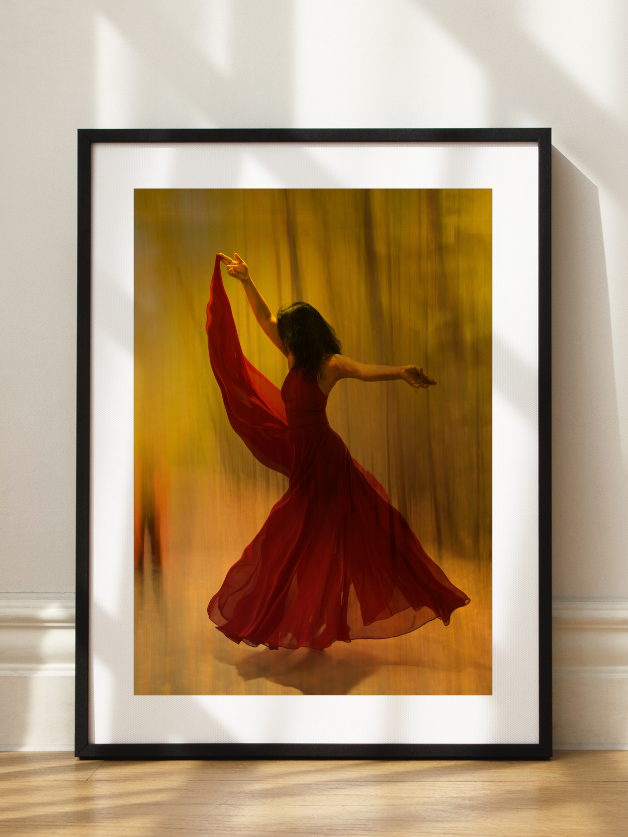 Woman in Red Dress