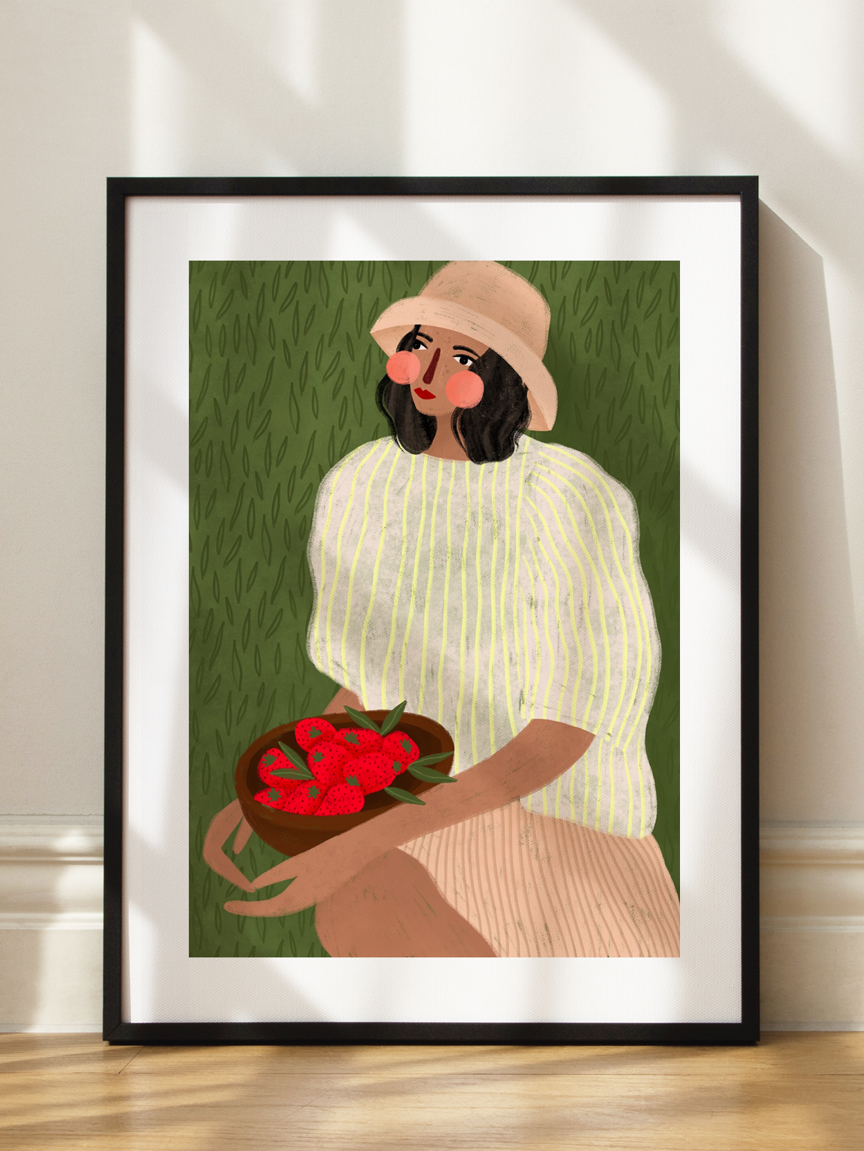 Woman with Strawberries