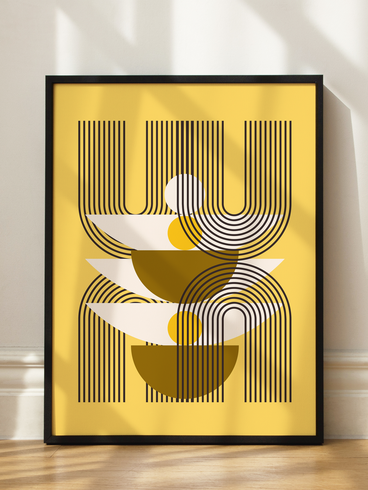 Yellow Graphic Geometrics