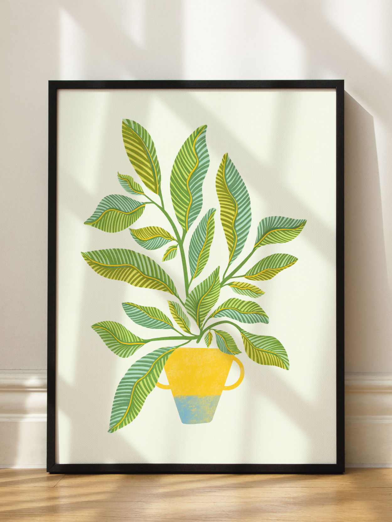 Yellow Plant Pot