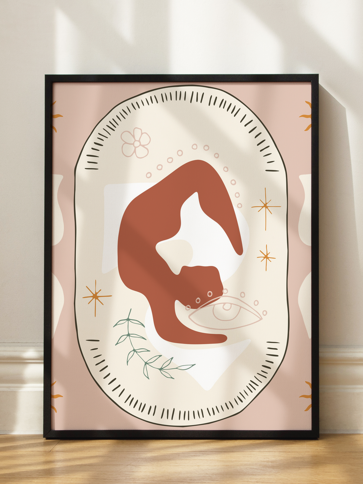 Yoga Mat Art Poster